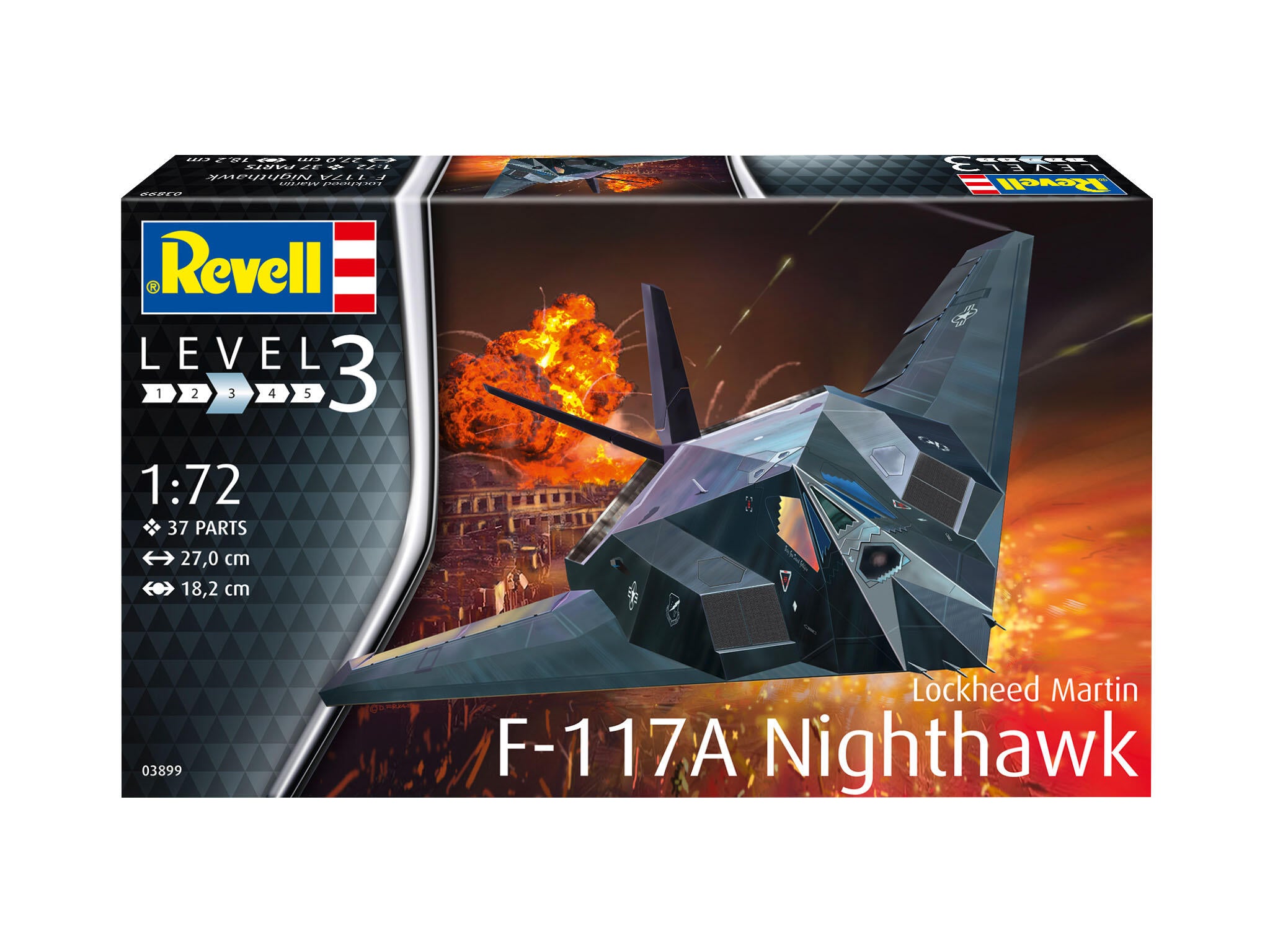 Revell Avion  Lockheed Martin F-117A Nighthawk Stealth Fighter Rev03899