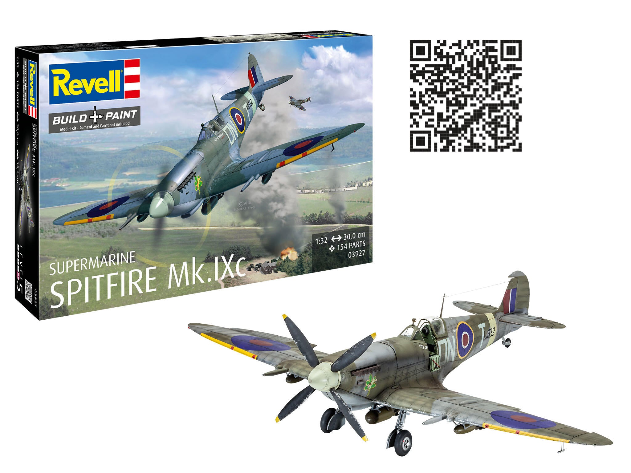 Revell Avion  Supermarine Spitfire Mk.Ixc Rev03927