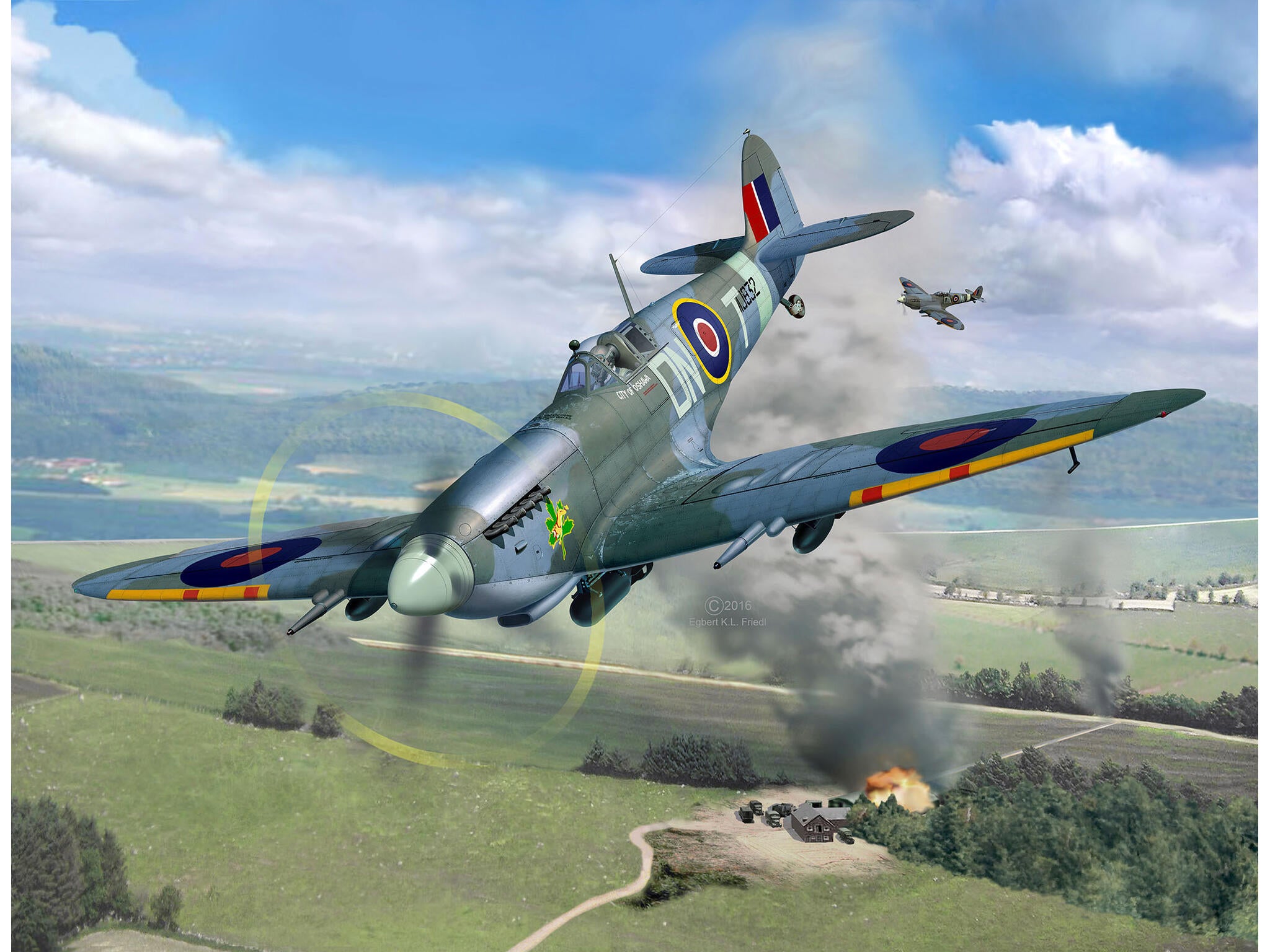 Revell Avion  Supermarine Spitfire Mk.Ixc Rev03927
