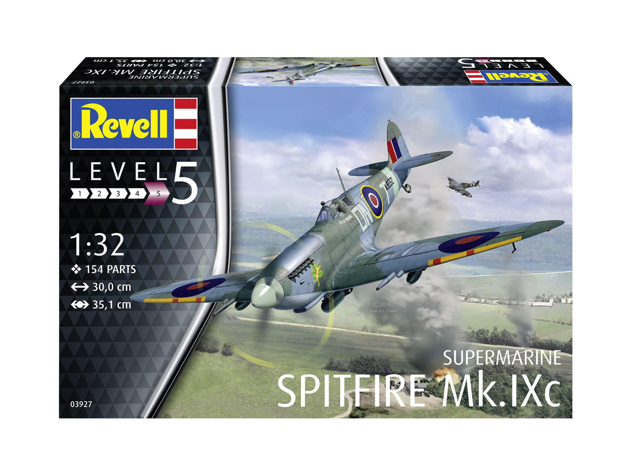 Revell Avion  Supermarine Spitfire Mk.Ixc Rev03927