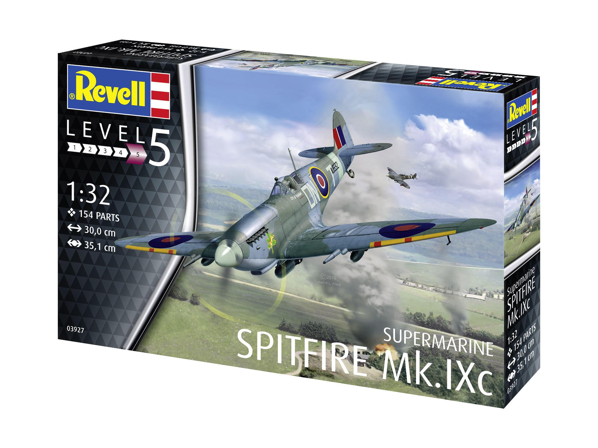 Revell Avion  Supermarine Spitfire Mk.Ixc Rev03927