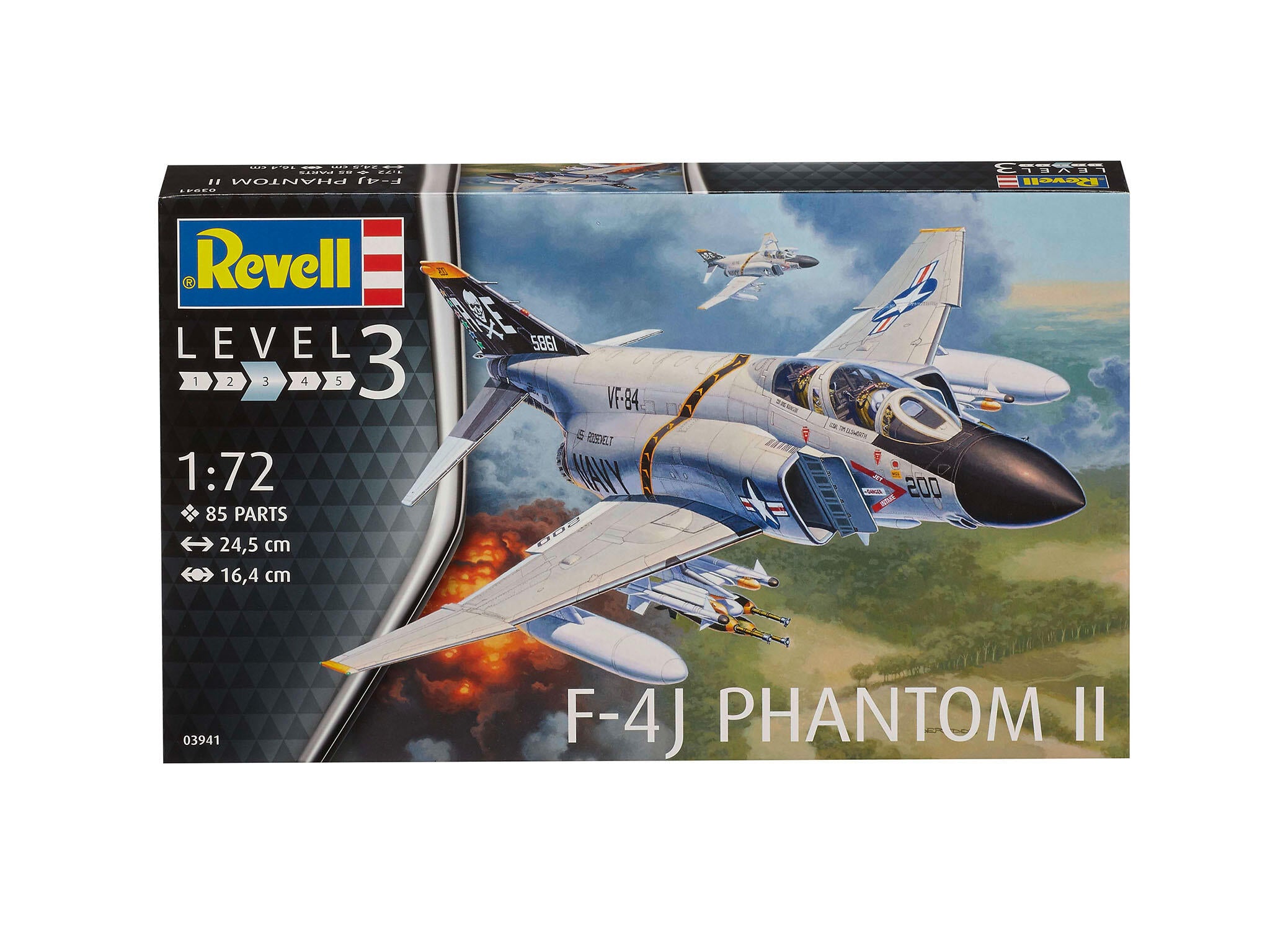 Revell Avion  Model Set F-4J Phantom Ii Rev63941