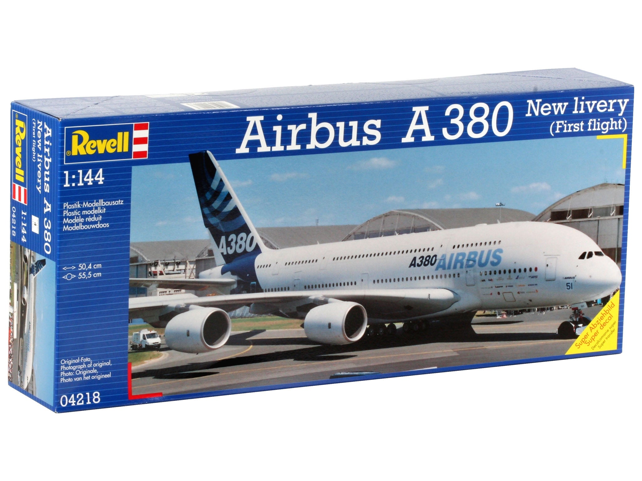 Avion Revell Airbus A380 Design New Livery First Flight Scara 1:144 Rev04218