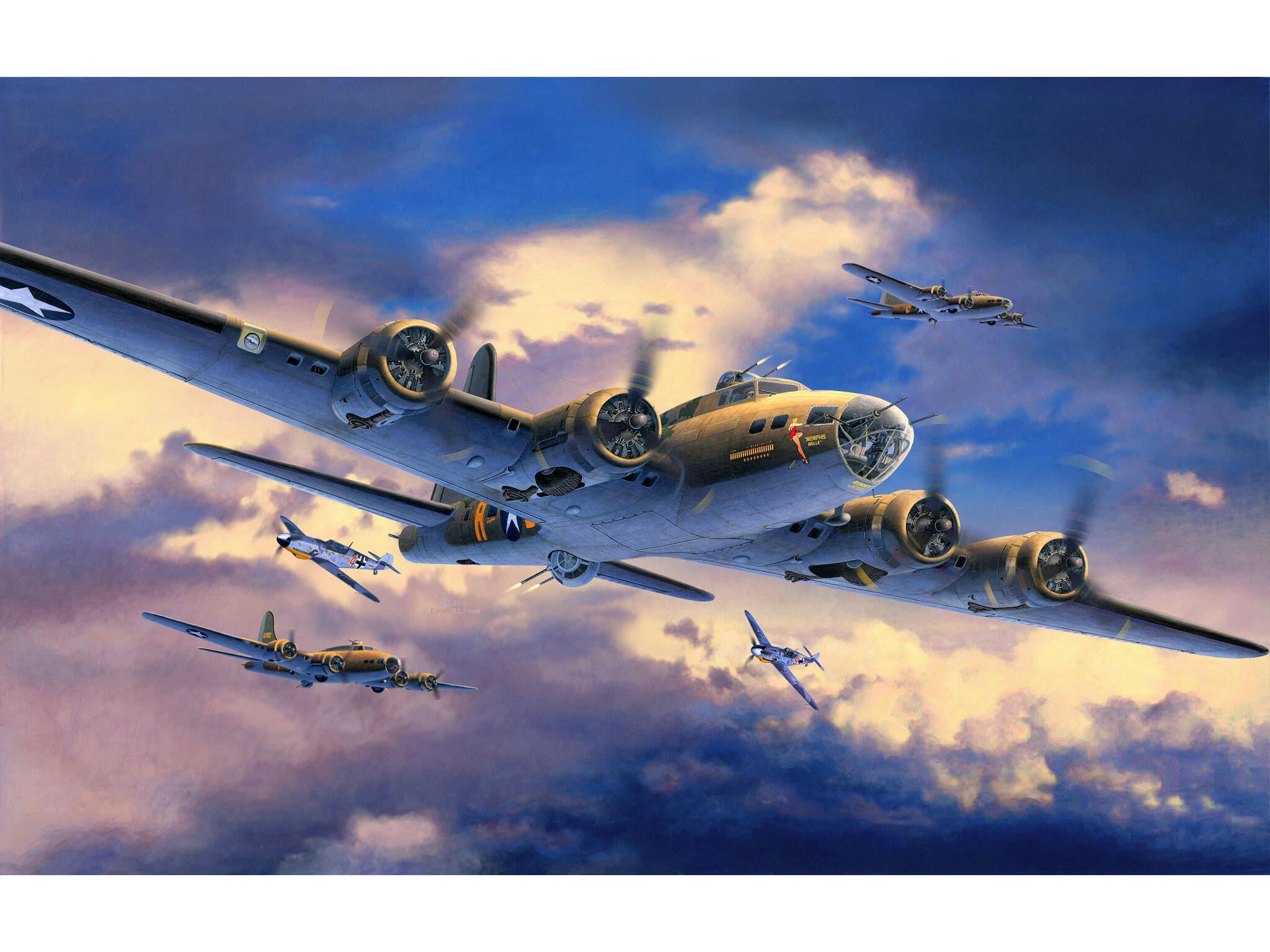 Revell Avion  B-17F Memphis Belle Rev04279