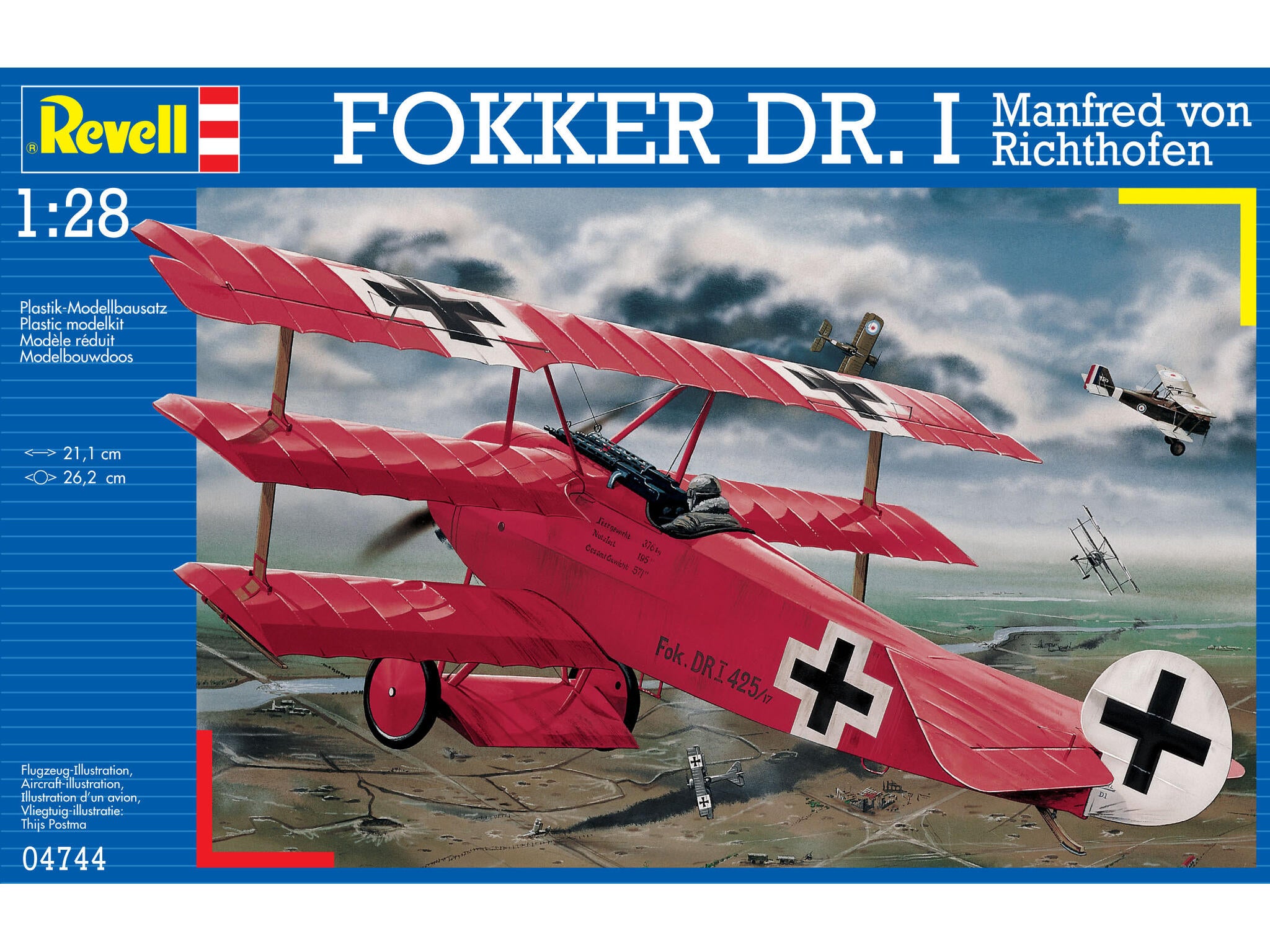 Revell Avion  Fokker Dr.I Richthofen Rev04744