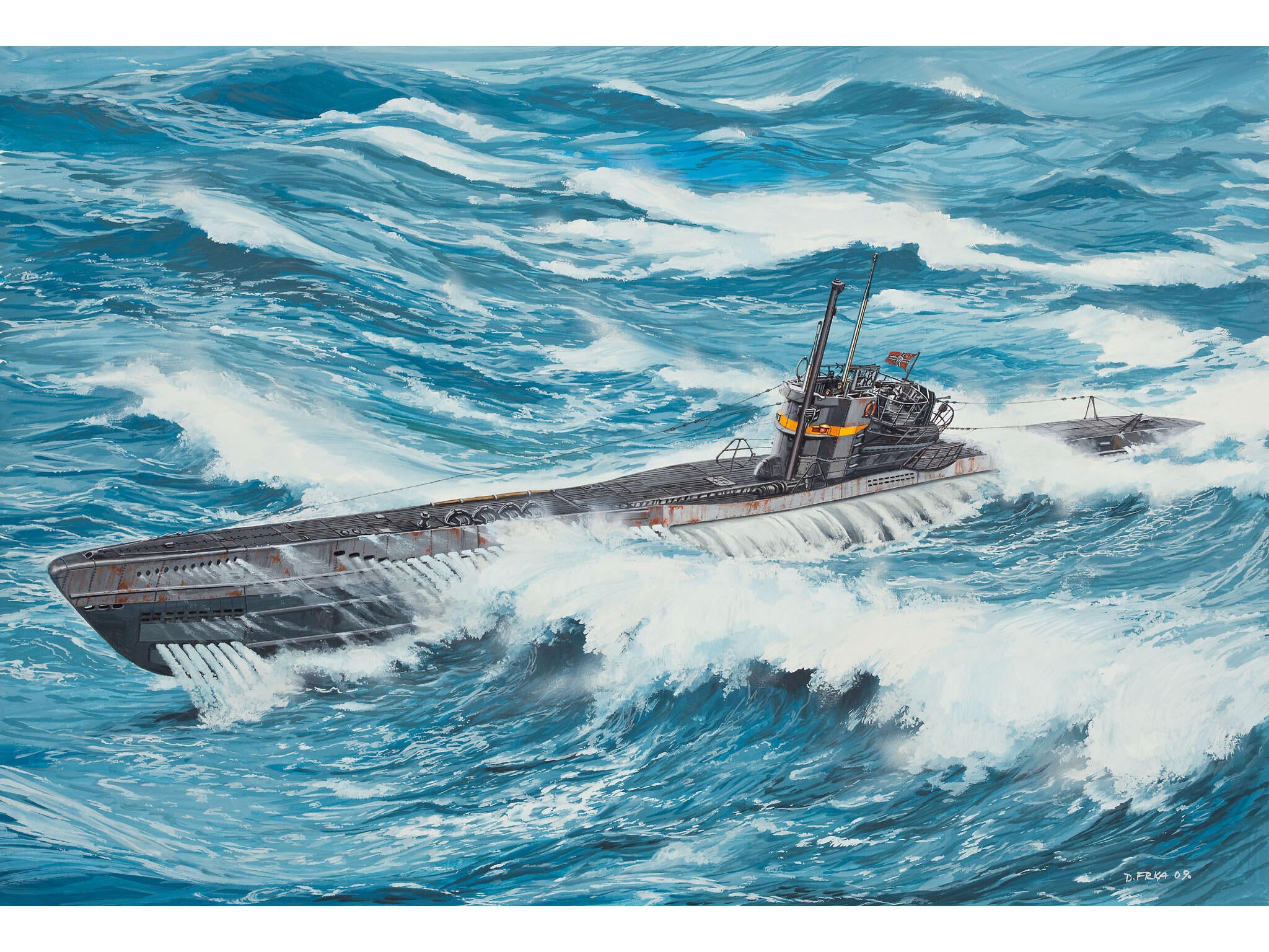 Revell Vapor  German Submarine Type Vii C/41 Atlantic Version Rev05100