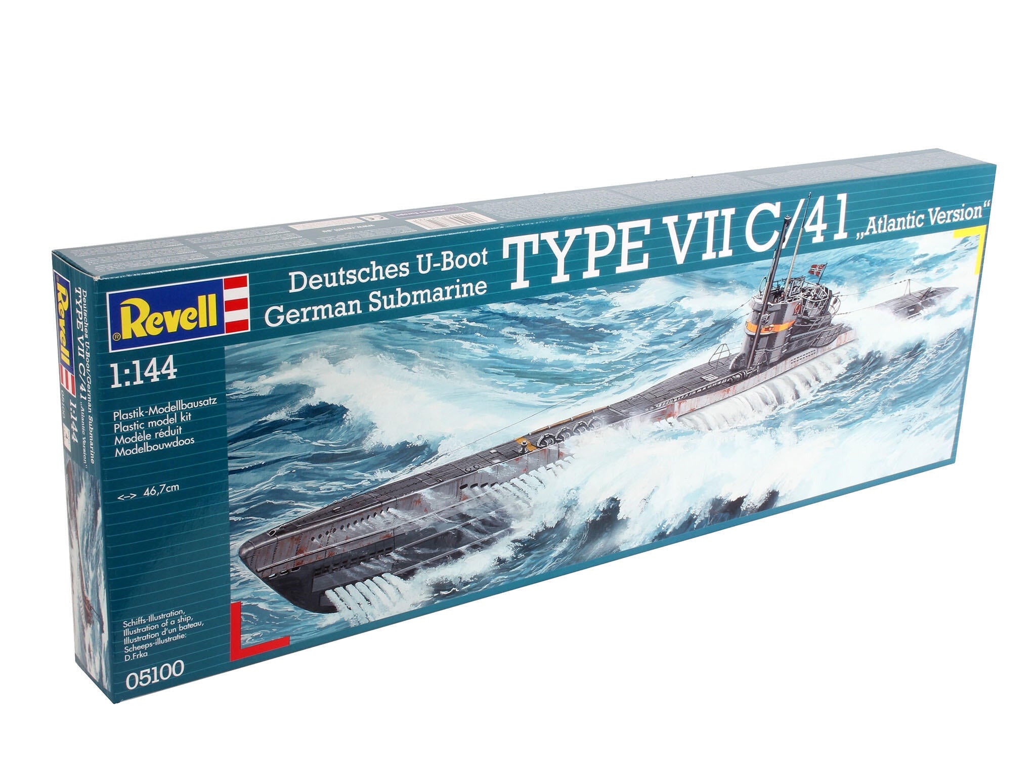 Revell Vapor  German Submarine Type Vii C/41 Atlantic Version Rev05100