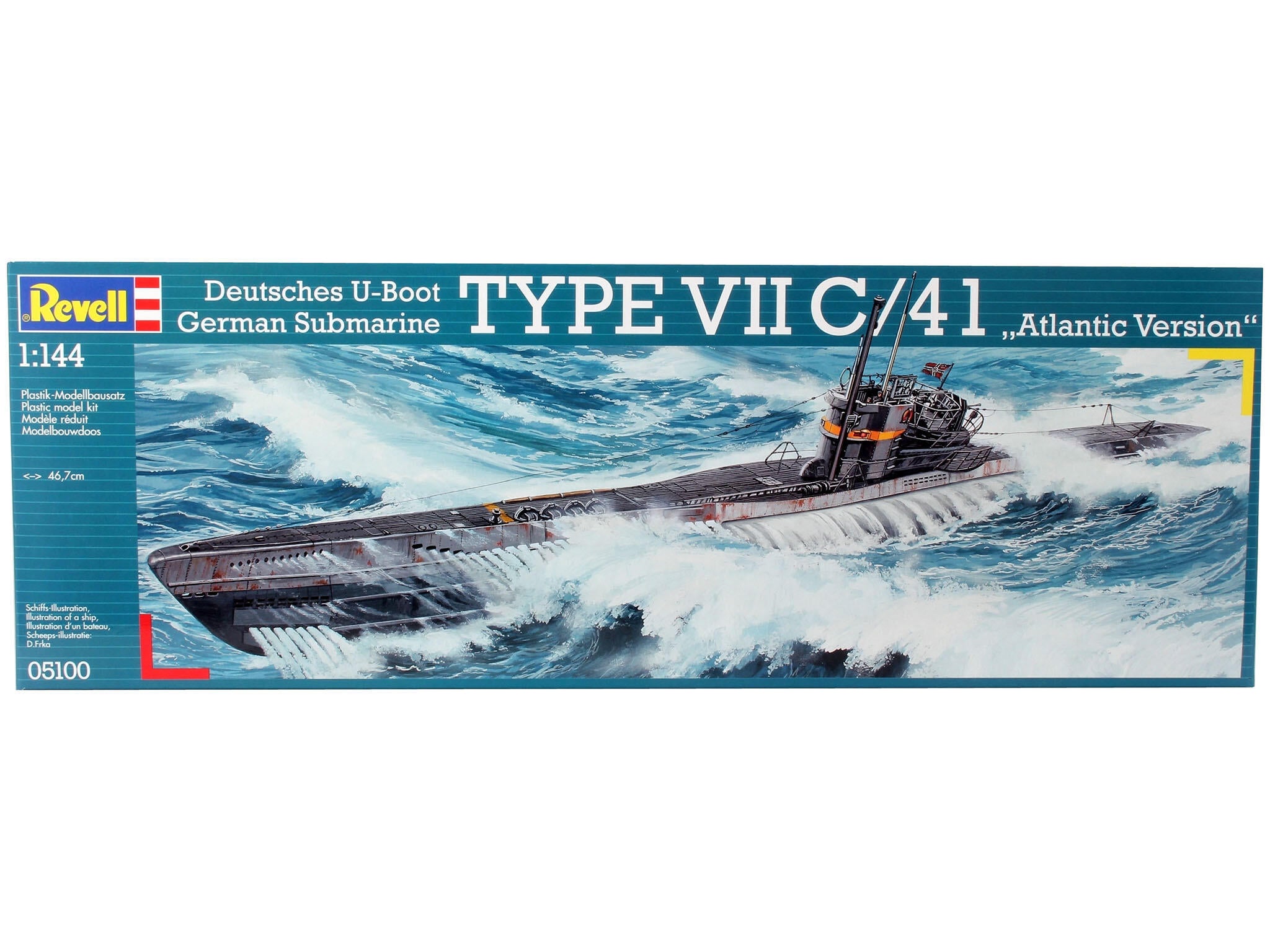 Revell Vapor  German Submarine Type Vii C/41 Atlantic Version Rev05100