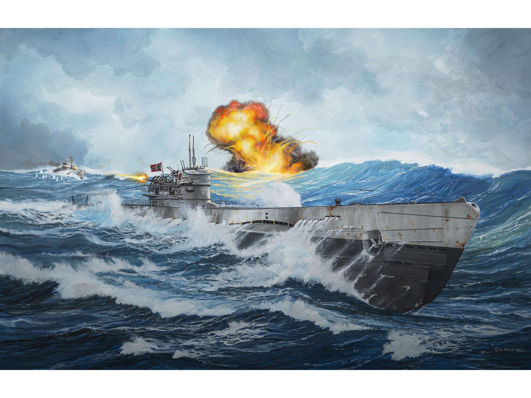 Revell Vapor  German Submarine Type Ix C/40 (U190) Rev05167