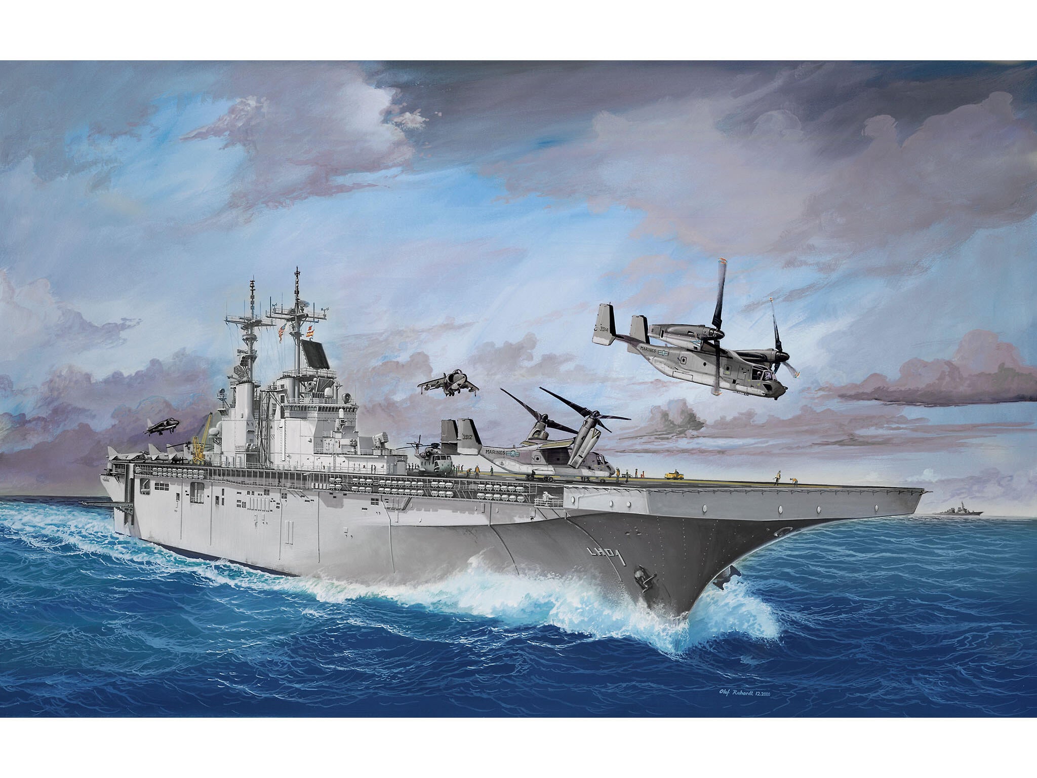 Revell Vapor  Us Navy Assault Carrier Wasp Class Rev05178