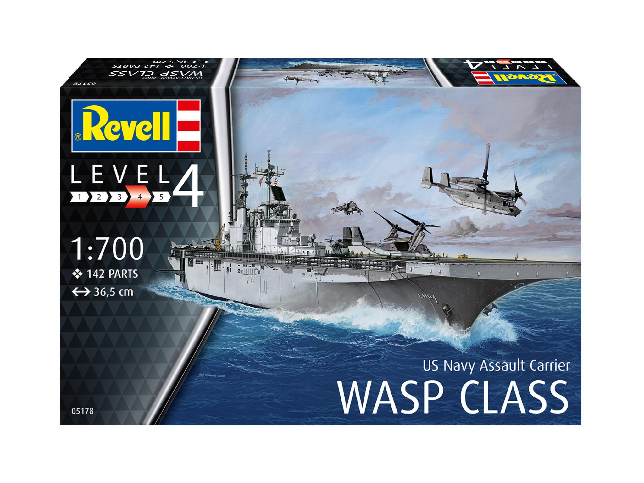 Revell Vapor  Us Navy Assault Carrier Wasp Class Rev05178