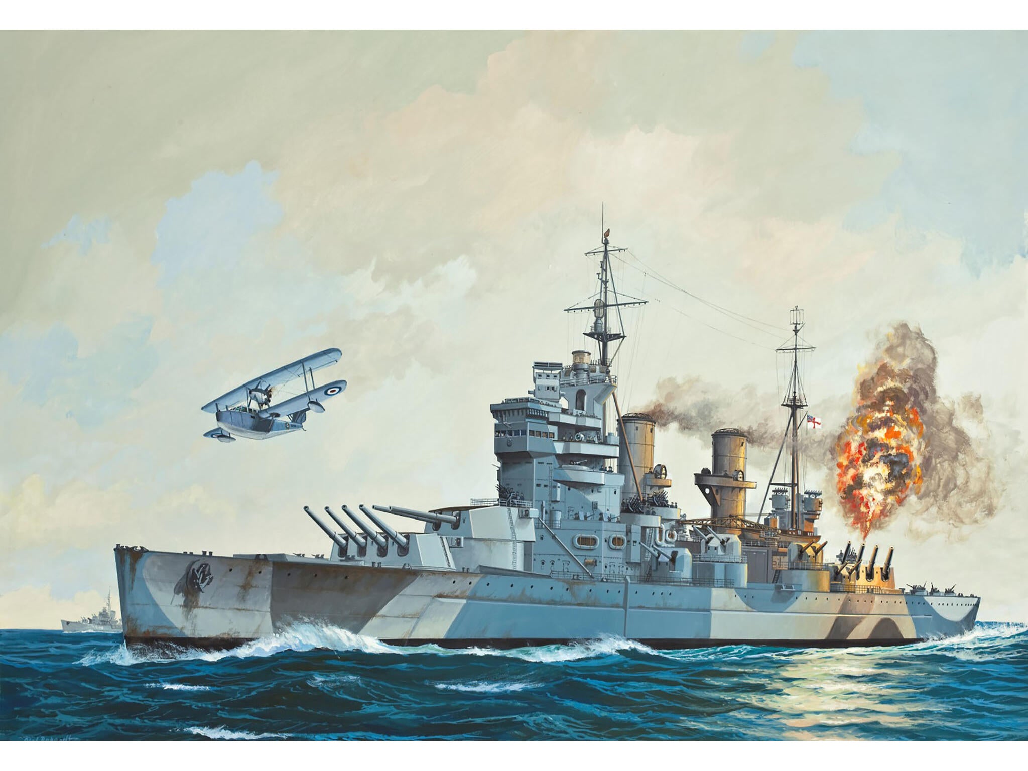 Revell Kit Battleship Hms Duke Of York Scara 1:1200 Rev05182