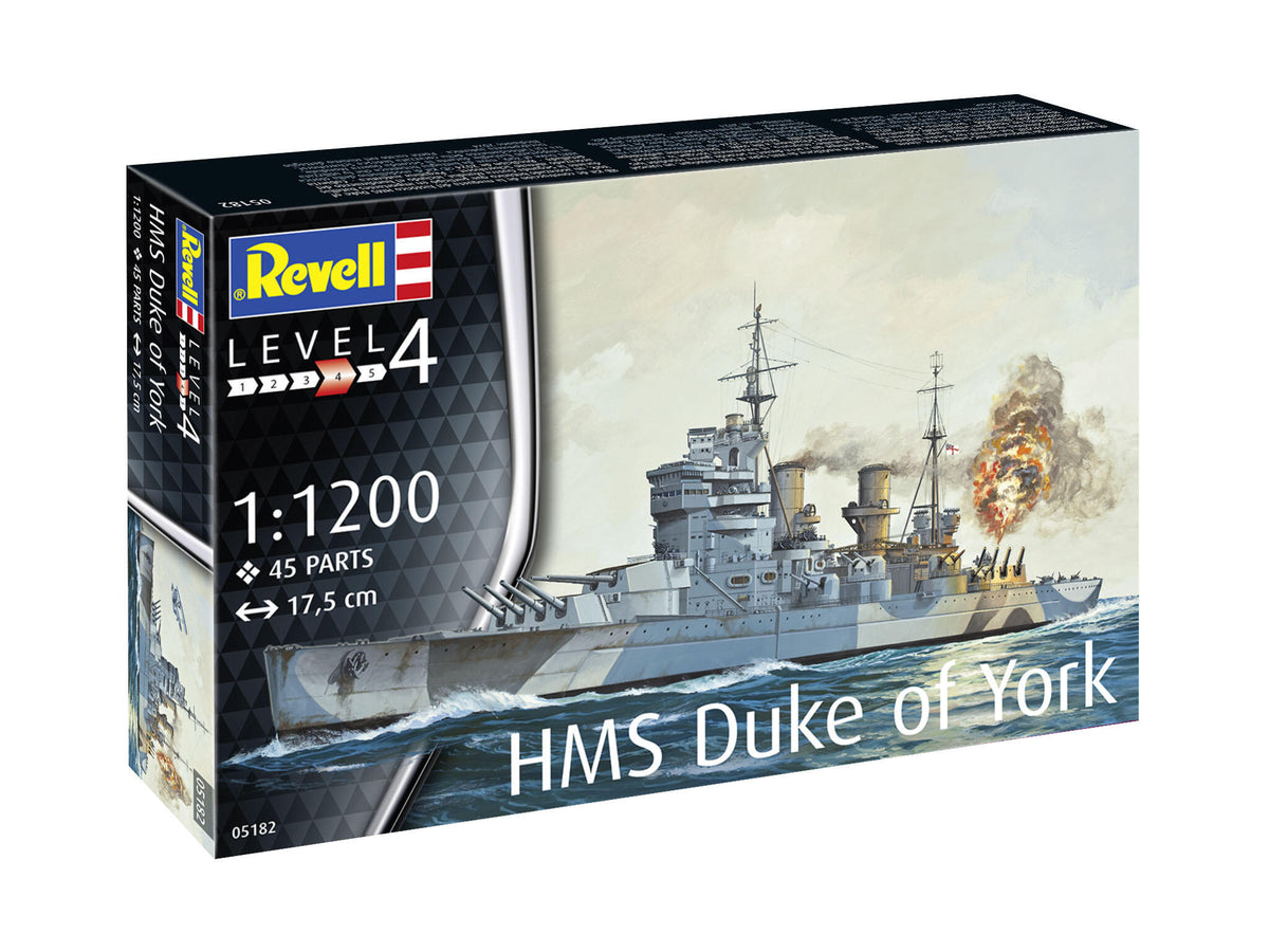 Revell Kit Battleship Hms Duke Of York Scara 1:1200 Rev05182