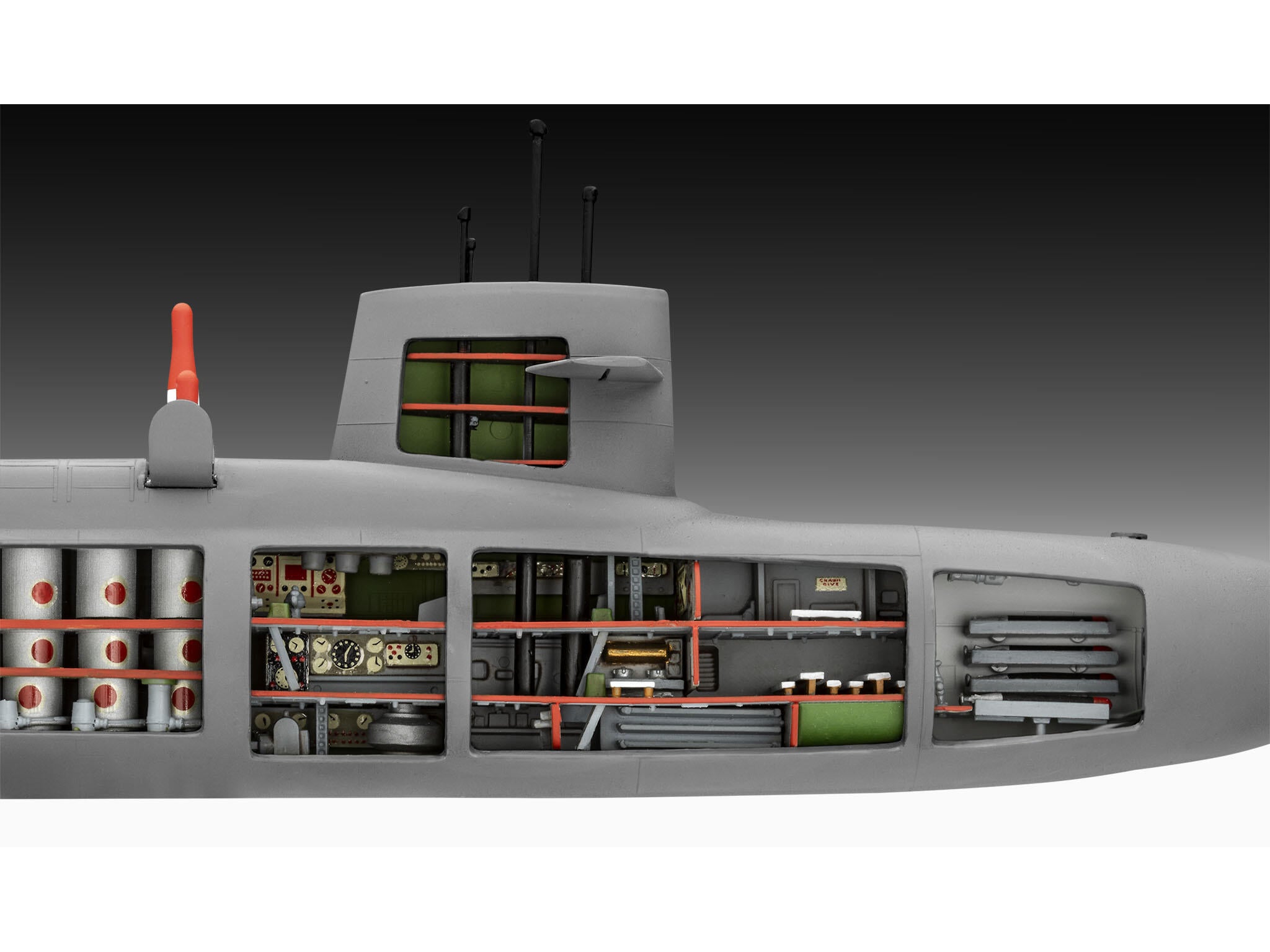 Revell Vapor  S.S.B. Abraham Lincoln With Interior Rev05185