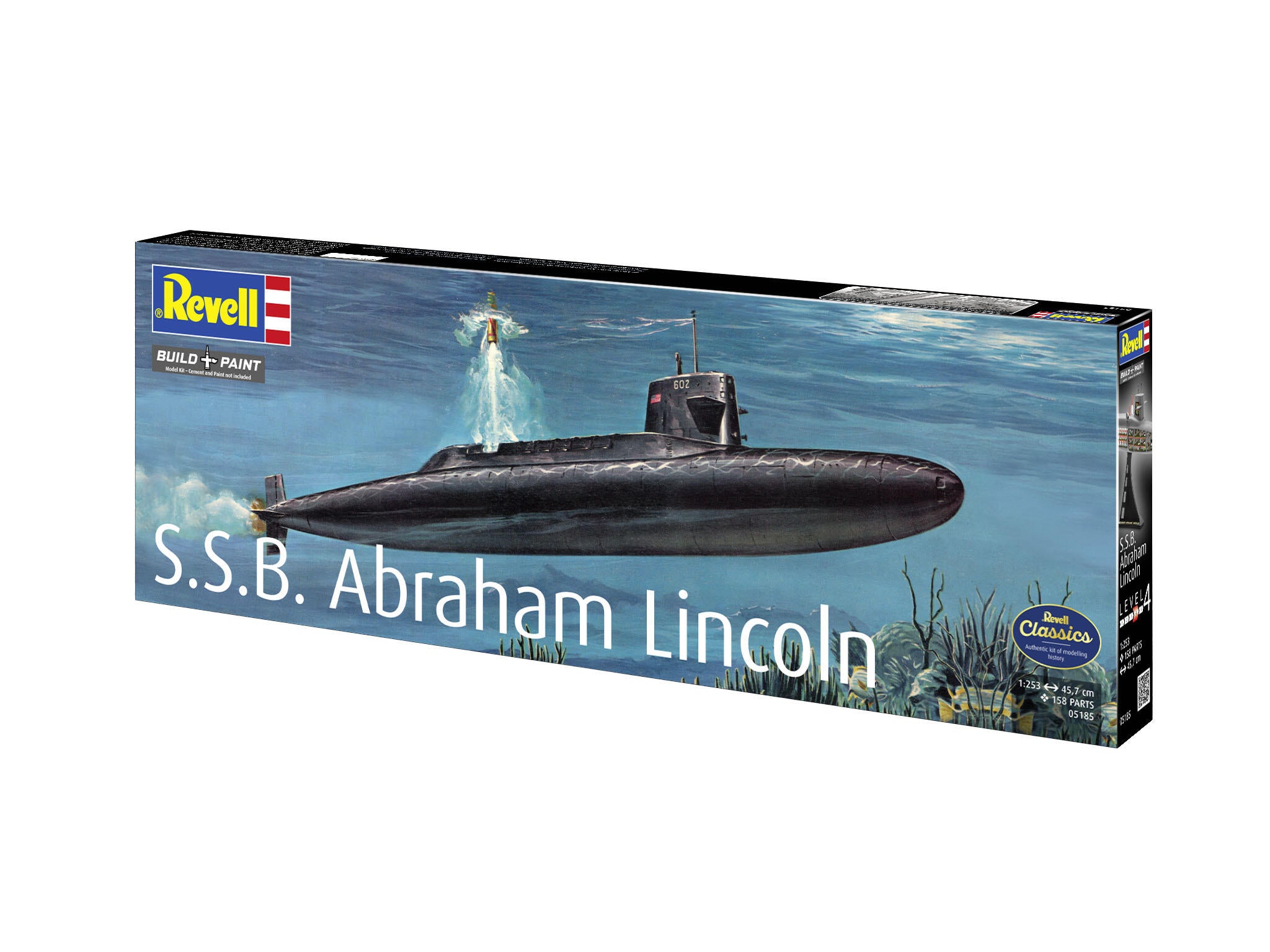 Revell Vapor  S.S.B. Abraham Lincoln With Interior Rev05185
