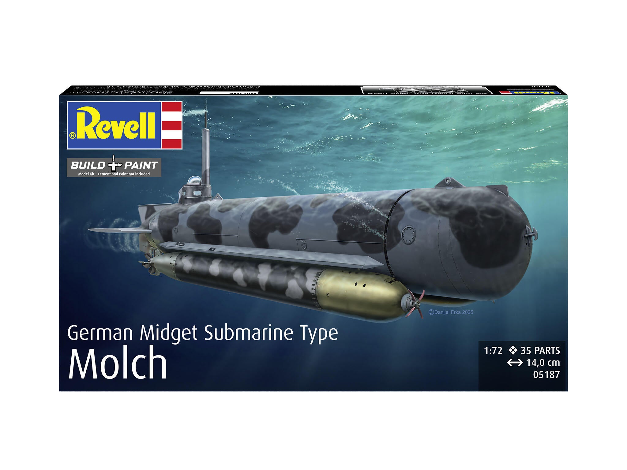 Set Macheta Revell Avion Submarin German Miniatura Tip Molch Scara 1:72 Rev05187