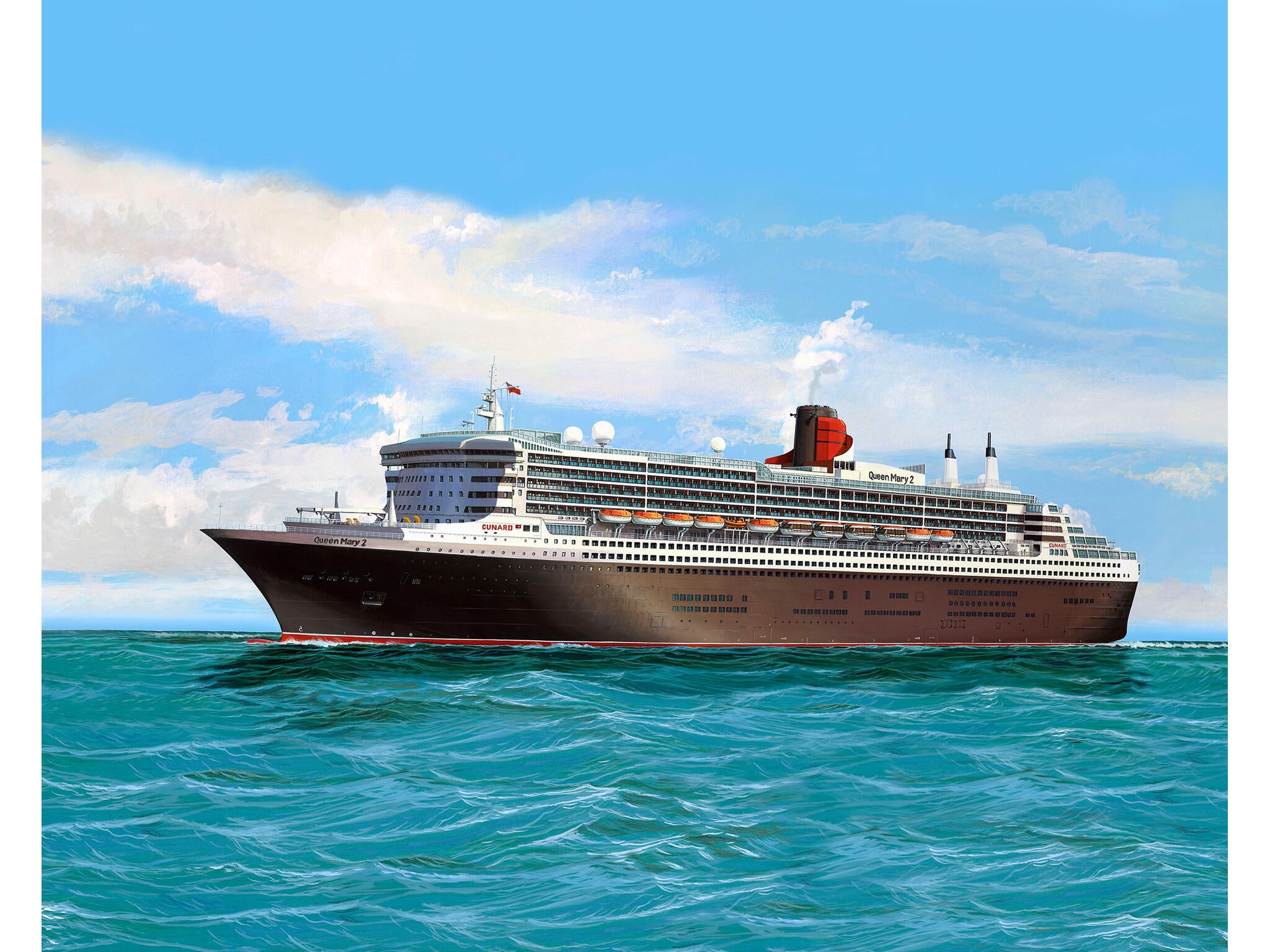 Revell Model Kit Vapor Ocean Liner Queen Mary 2 Rev05231
