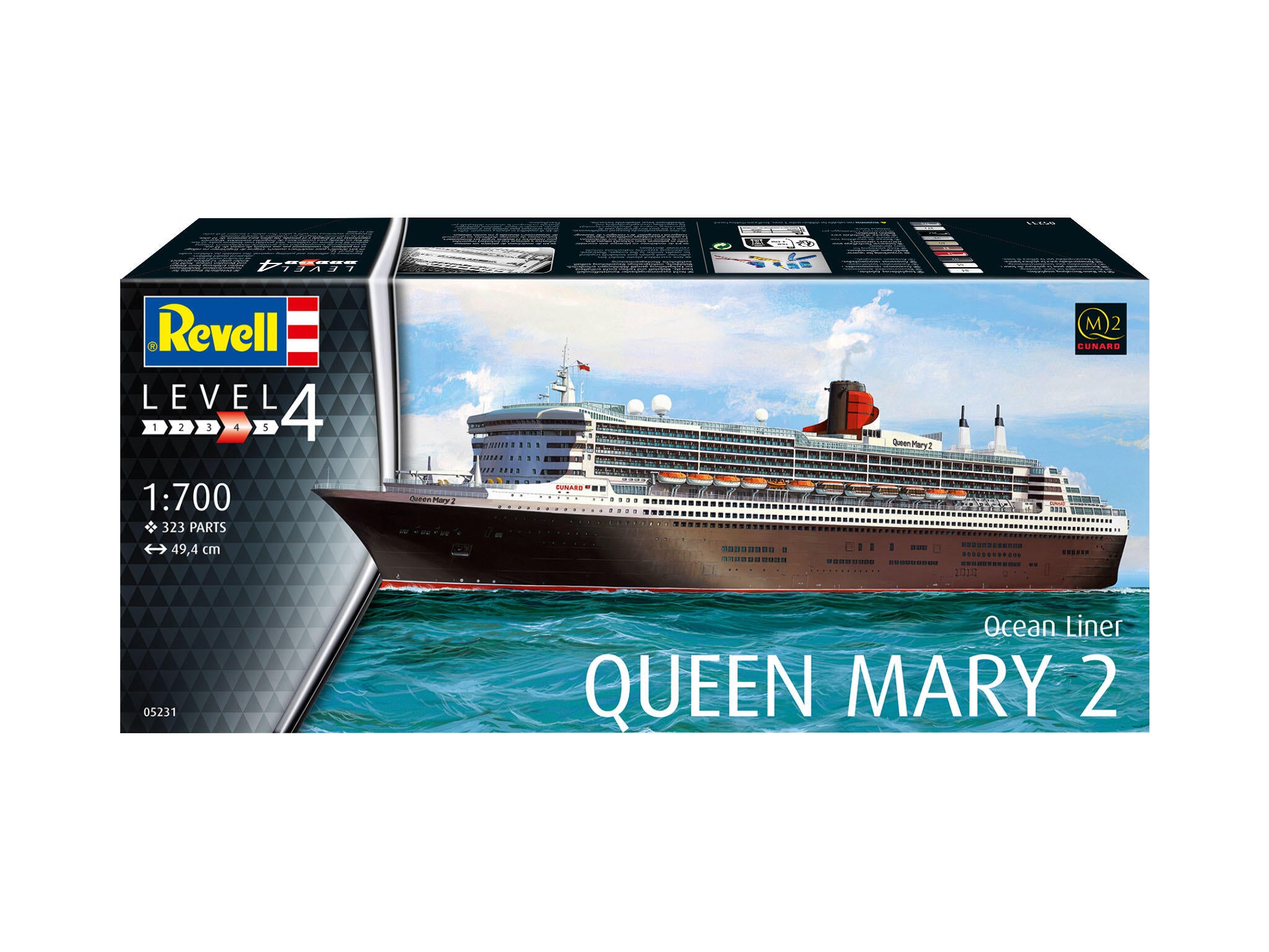 Revell Model Kit Vapor Ocean Liner Queen Mary 2 Rev05231