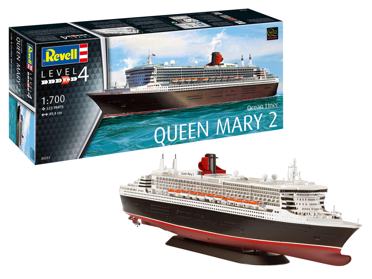 Revell Model Kit Vapor Ocean Liner Queen Mary 2 Rev05231