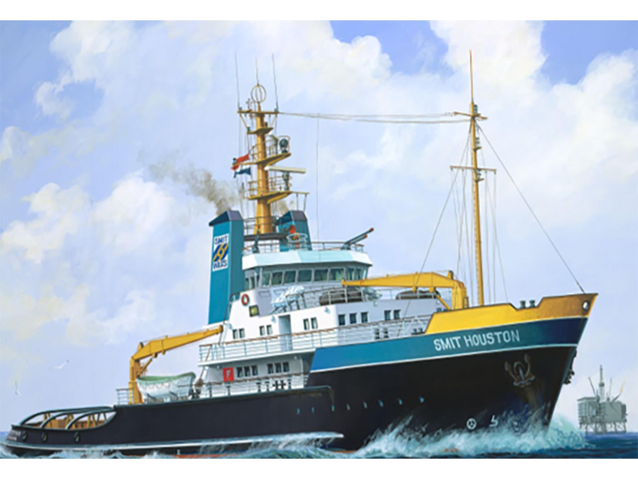 Revell Vapor  Tug Boat Smit Houston Rev05239