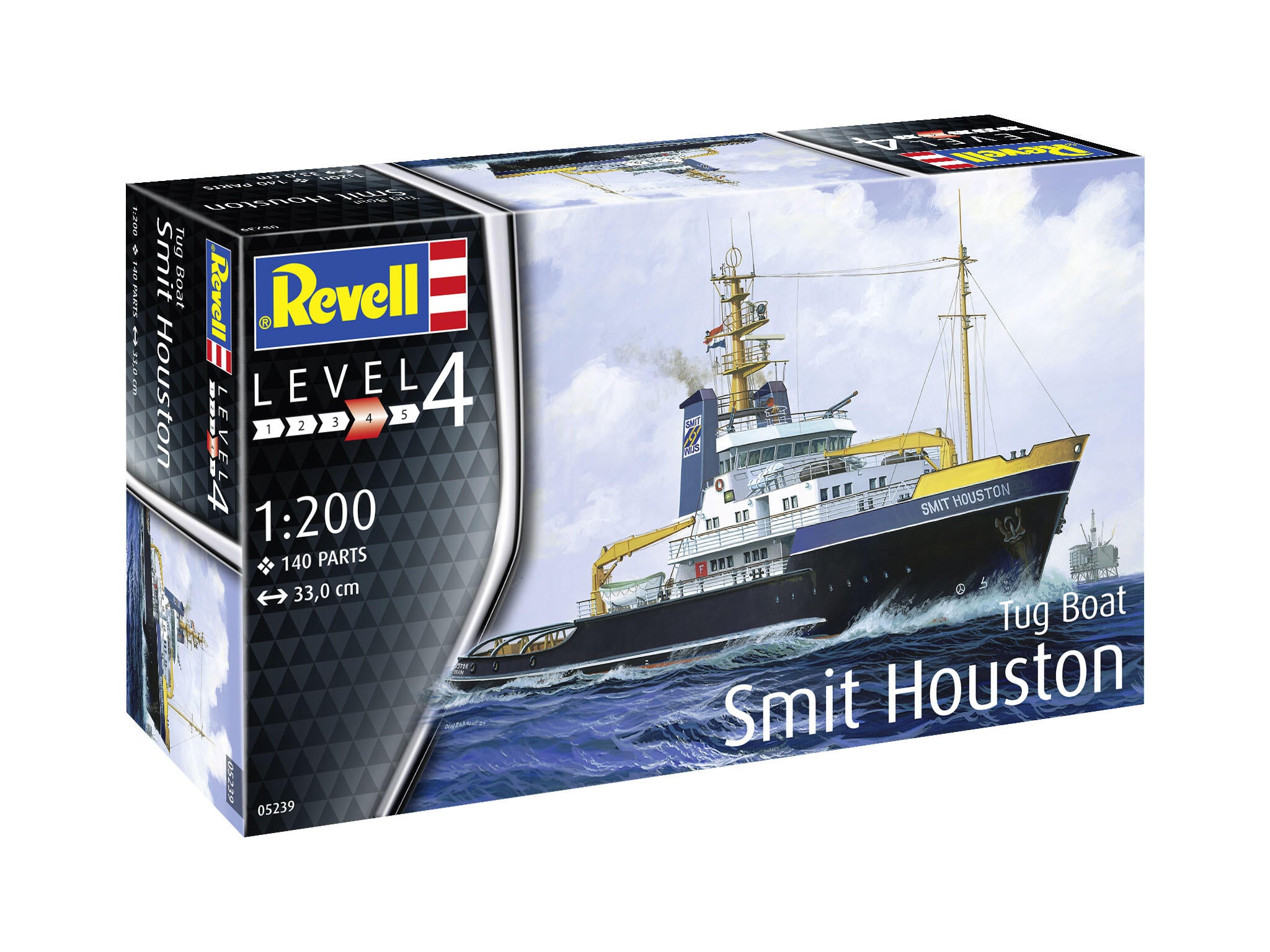 Revell Vapor  Tug Boat Smit Houston Rev05239