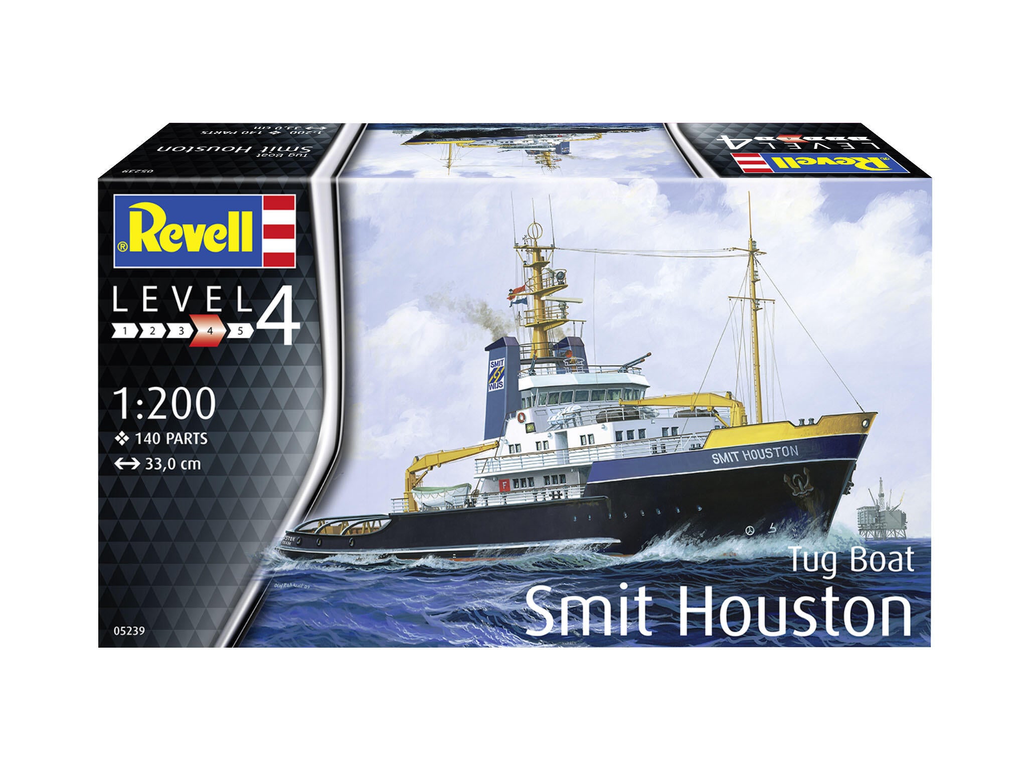 Revell Vapor  Tug Boat Smit Houston Rev05239