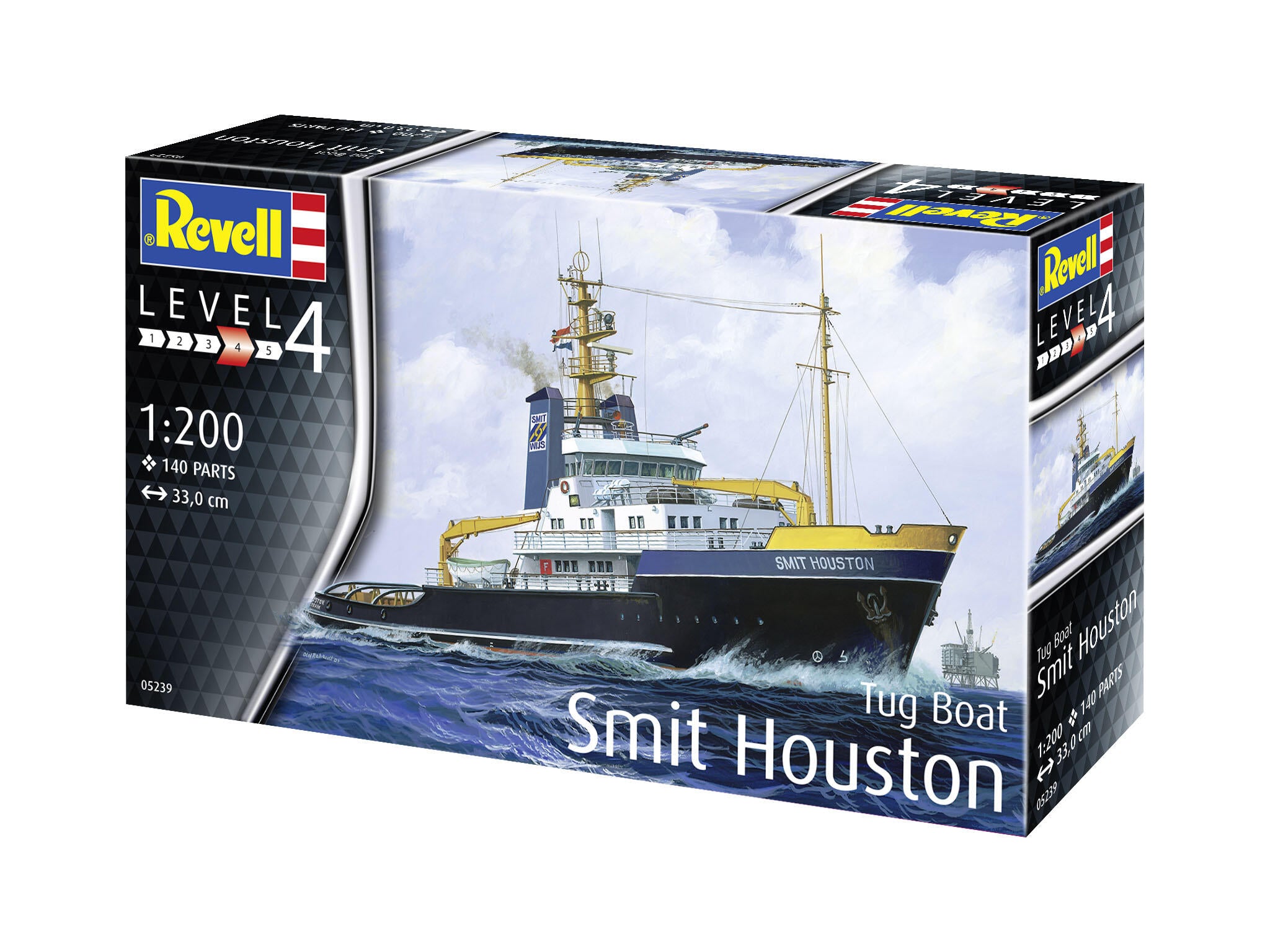 Revell Vapor  Tug Boat Smit Houston Rev05239