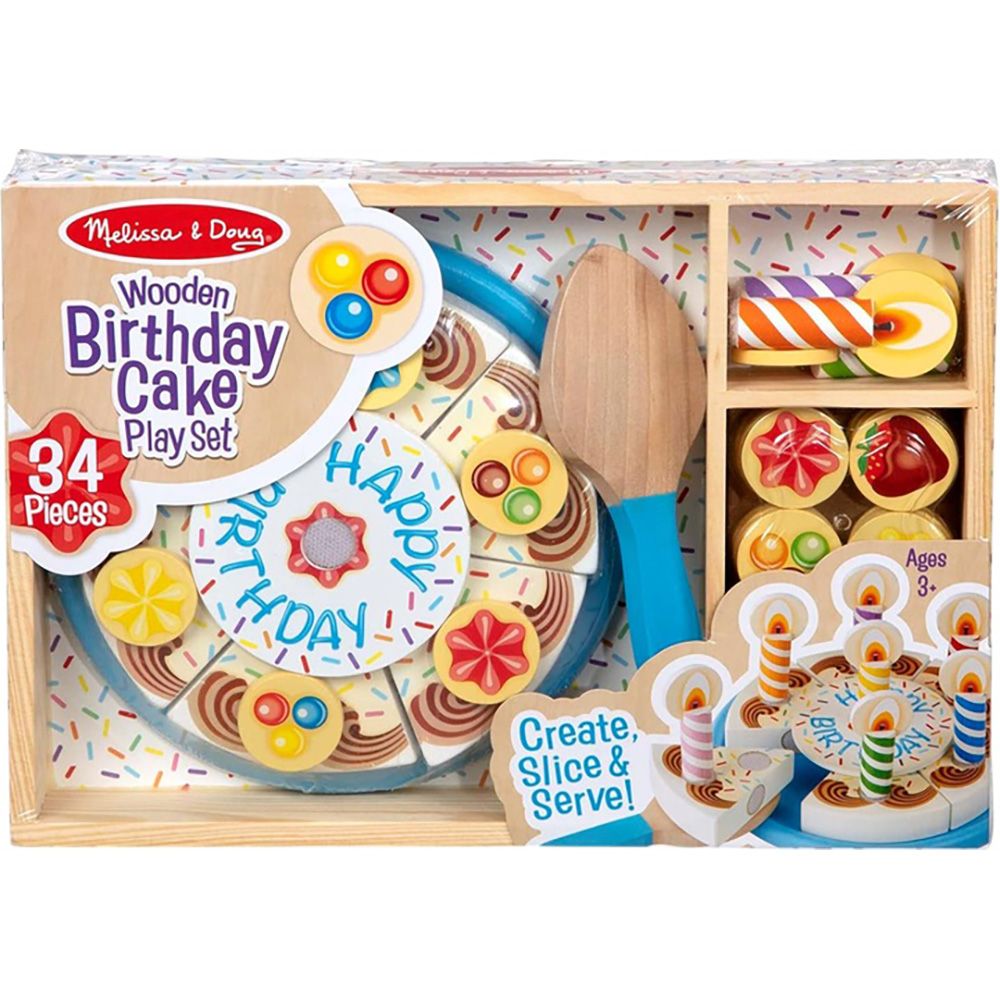 Melissa Doug Set De Joaca Tort Aniversar Spm6074876