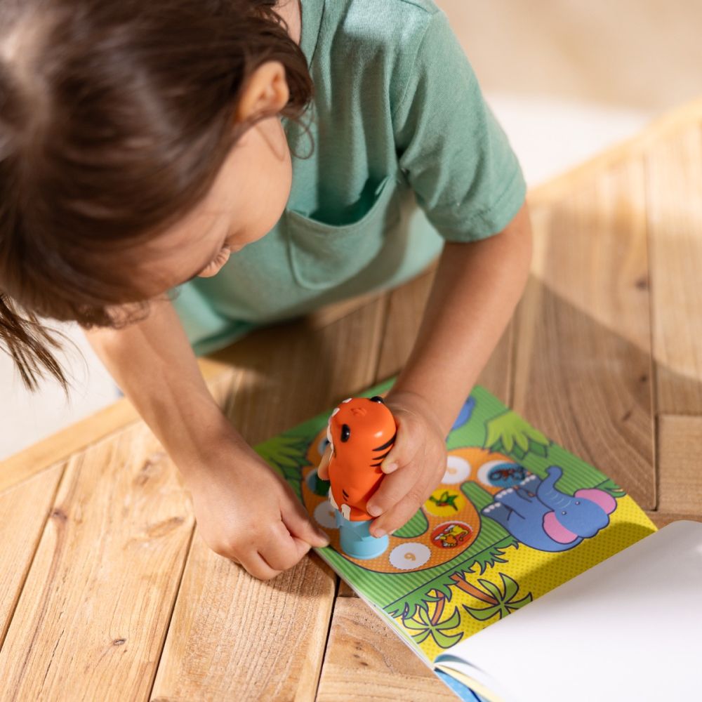 Melissa&Doug Set De Joaca Sticker Stampila Cu Tigri Spm6074897