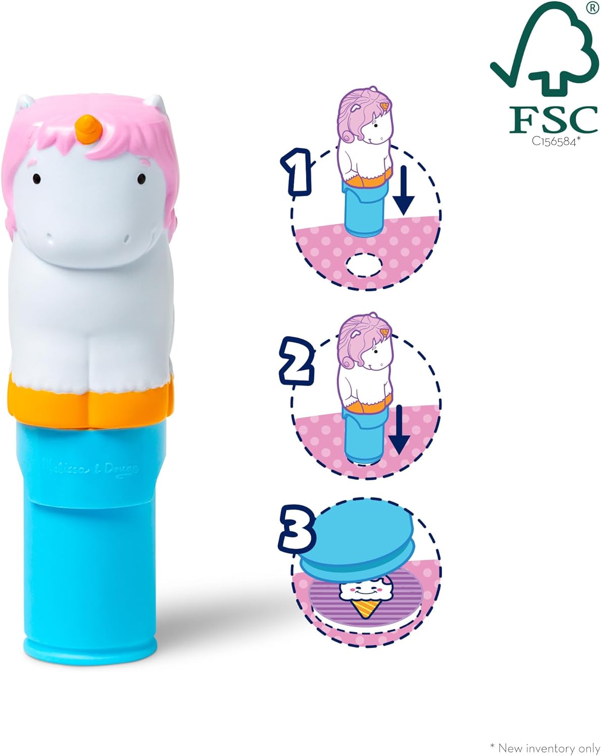 Melissa&Doug Set De Joaca Sticker Stampila Cu Unicorni Spm6074898