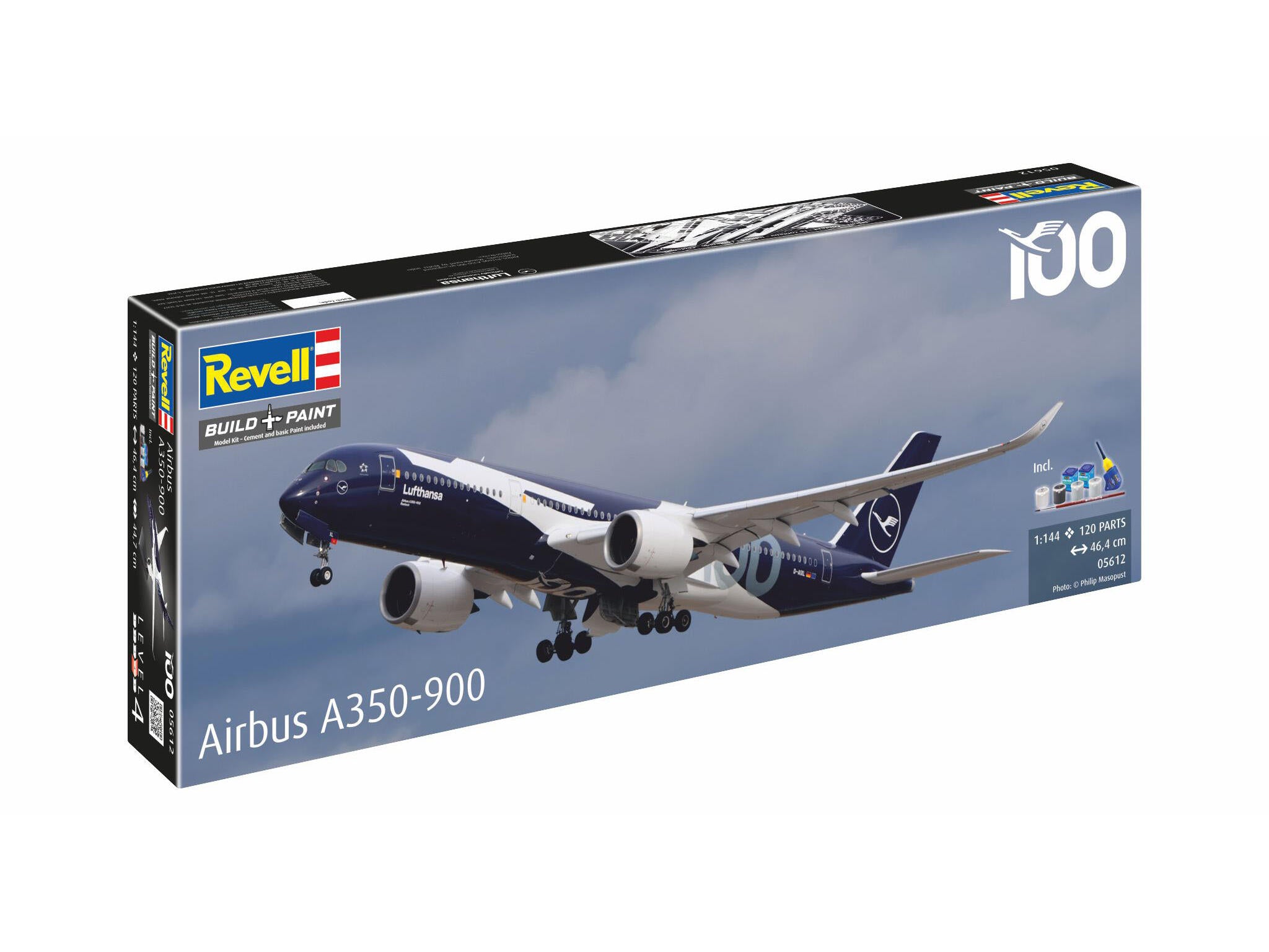 Revell Gift Set A350-900 - Lufthansa Scara 1:144 Rev05612