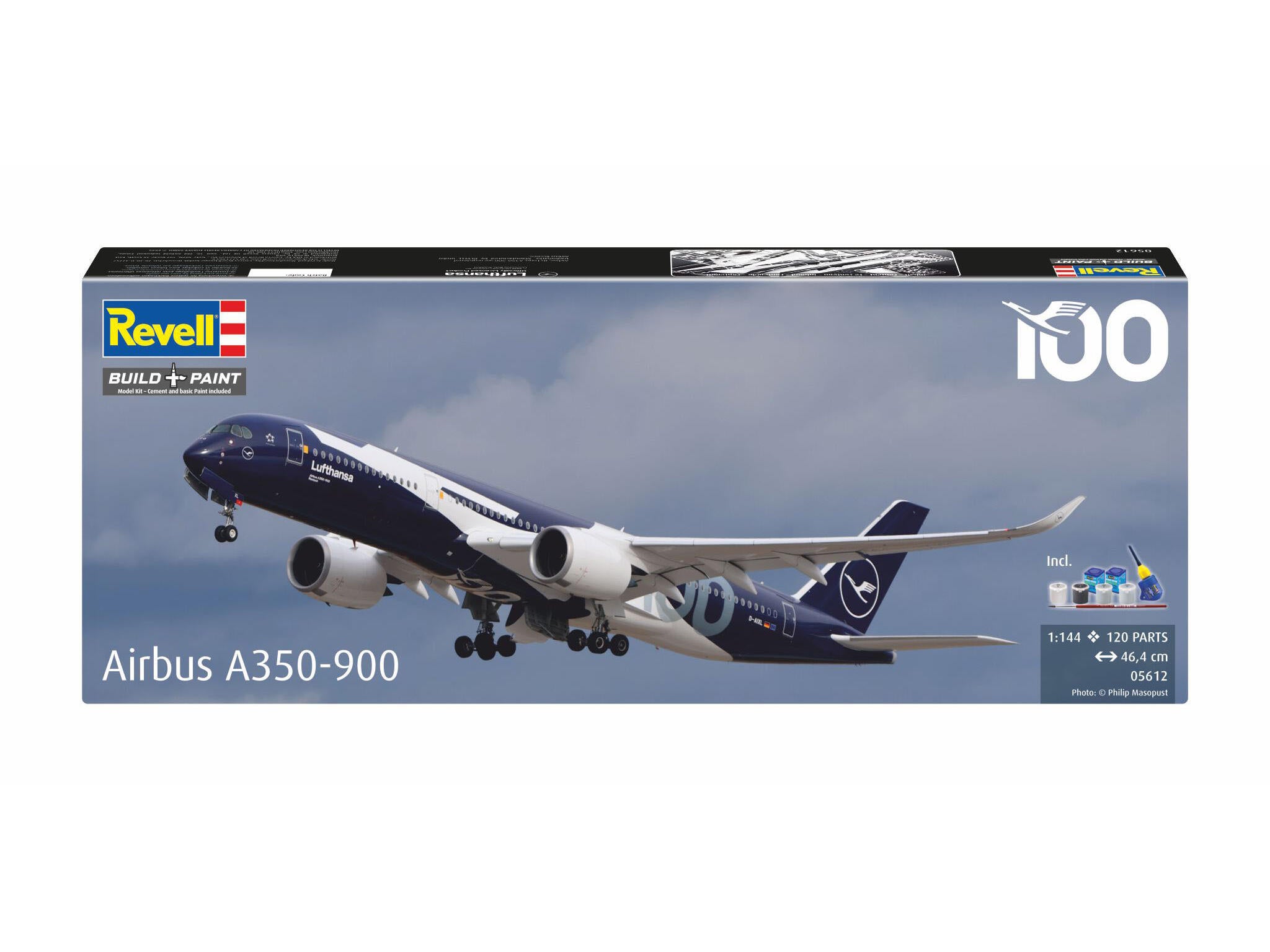 Revell Gift Set A350-900 - Lufthansa Scara 1:144 Rev05612
