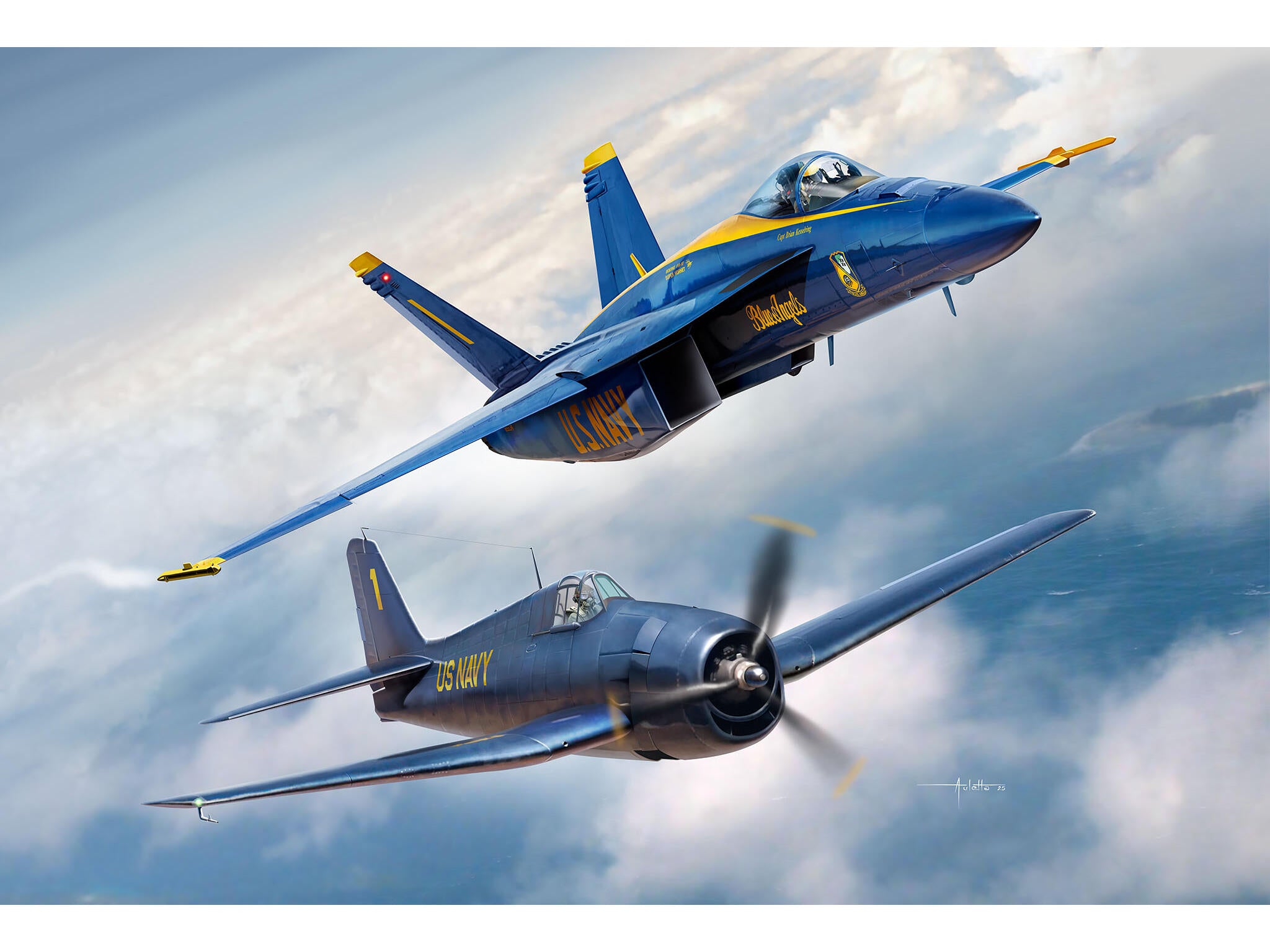 Revell Kit Gift Set  Blue Engels Scara 1:72 Rev05613