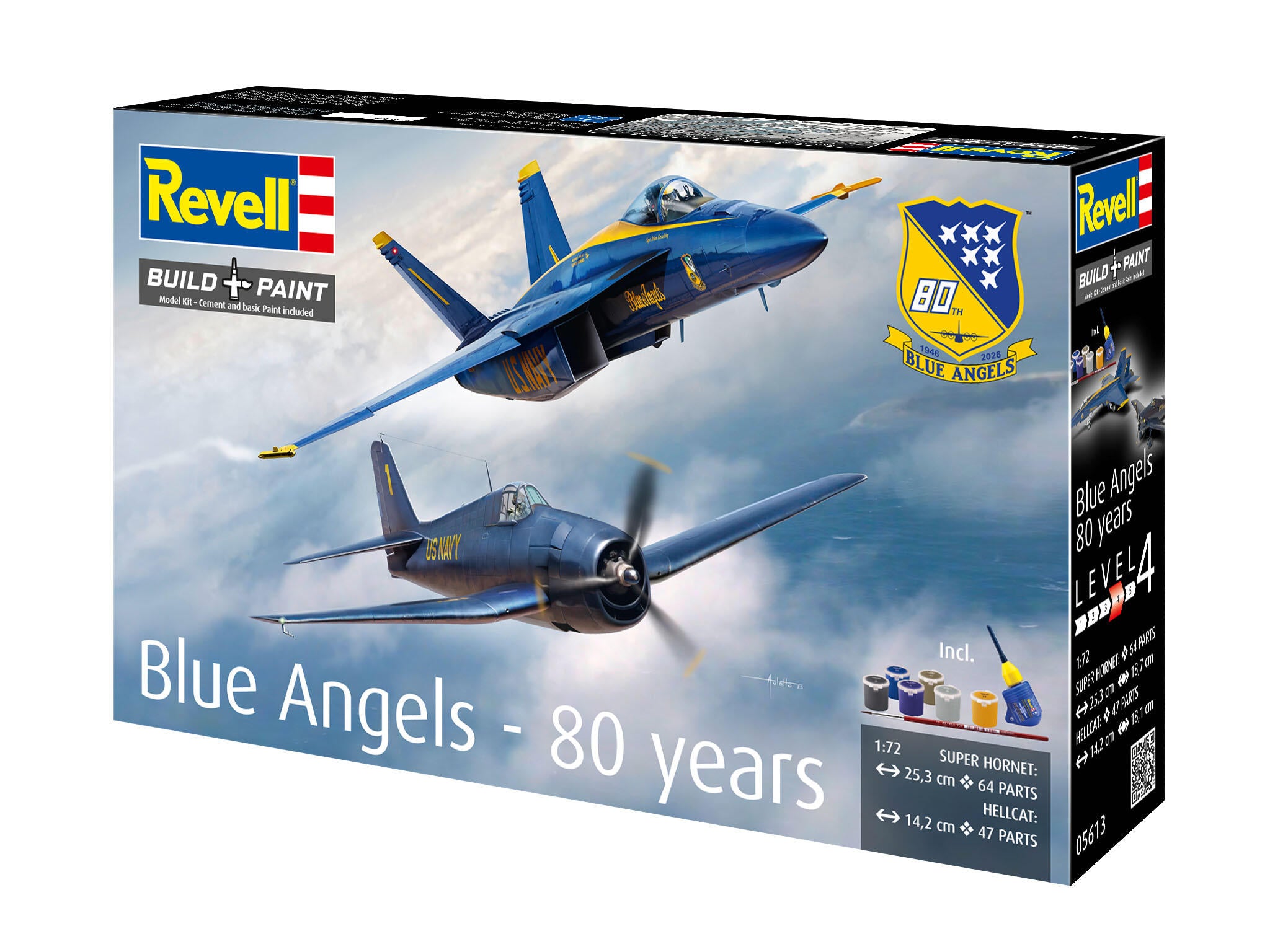 Revell Kit Gift Set  Blue Engels Scara 1:72 Rev05613