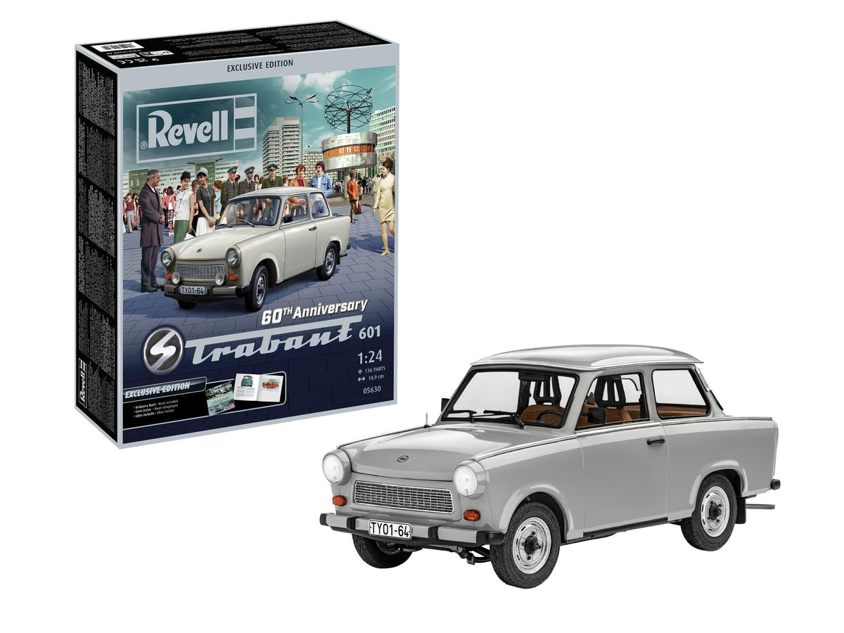 Set Macheta Revell Masina Trabant 601 – Editie Exclusiva 60 De Ani Scara 1:24 Rev05630