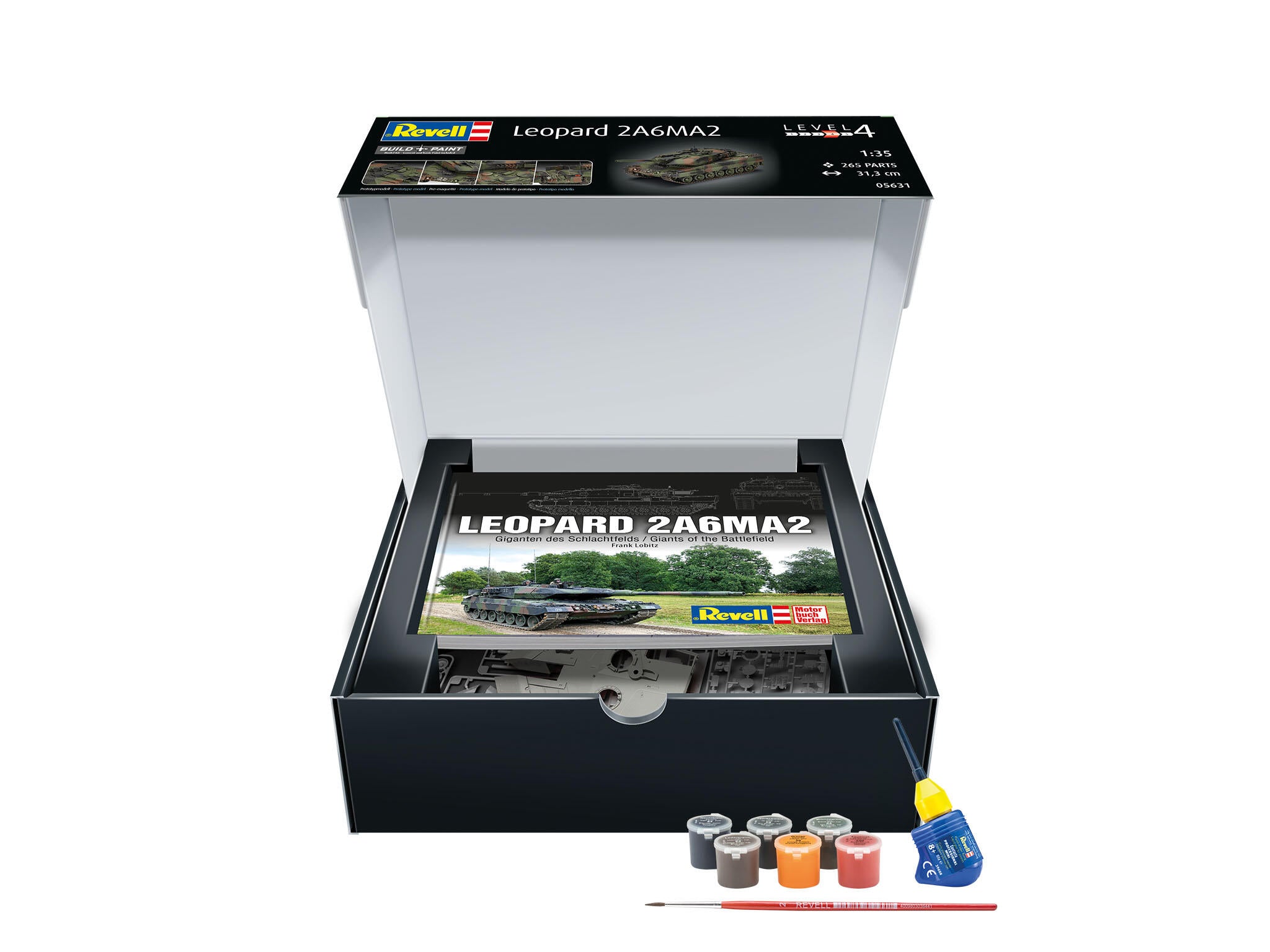 Set Macheta Revell Vehicul Militar 70 De Ani Bundeswehr Leopard 2 A6A2 Rev05631