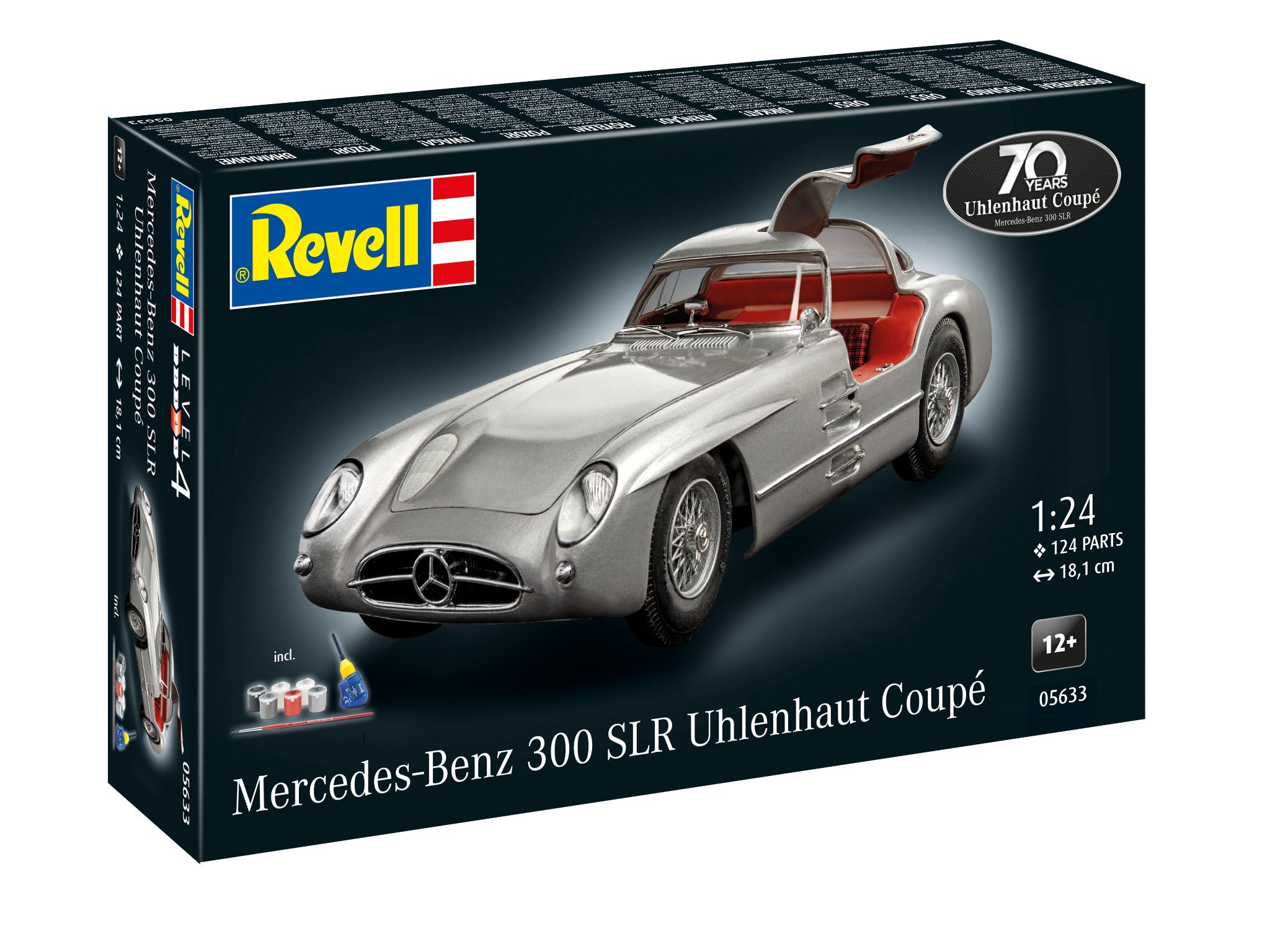 Revell 1/24 Mercedes-Benz 300 SLR 70th Anniversary Gift Set Set  05633