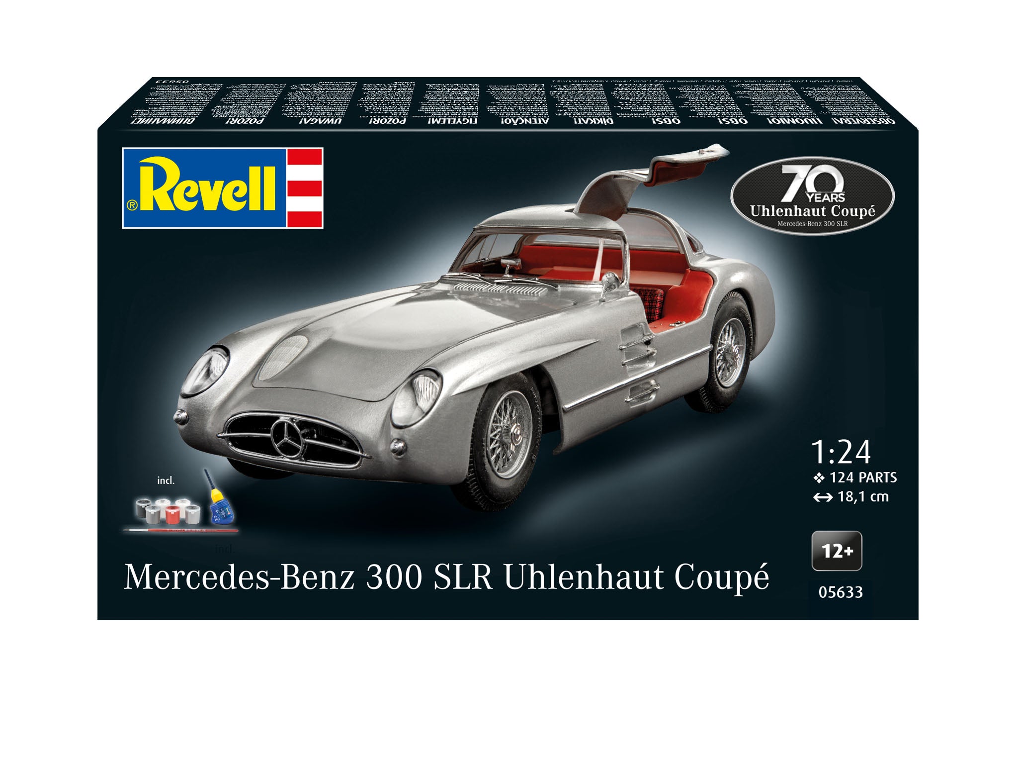 Revell 1/24 Mercedes-Benz 300 SLR 70th Anniversary Gift Set Set  05633