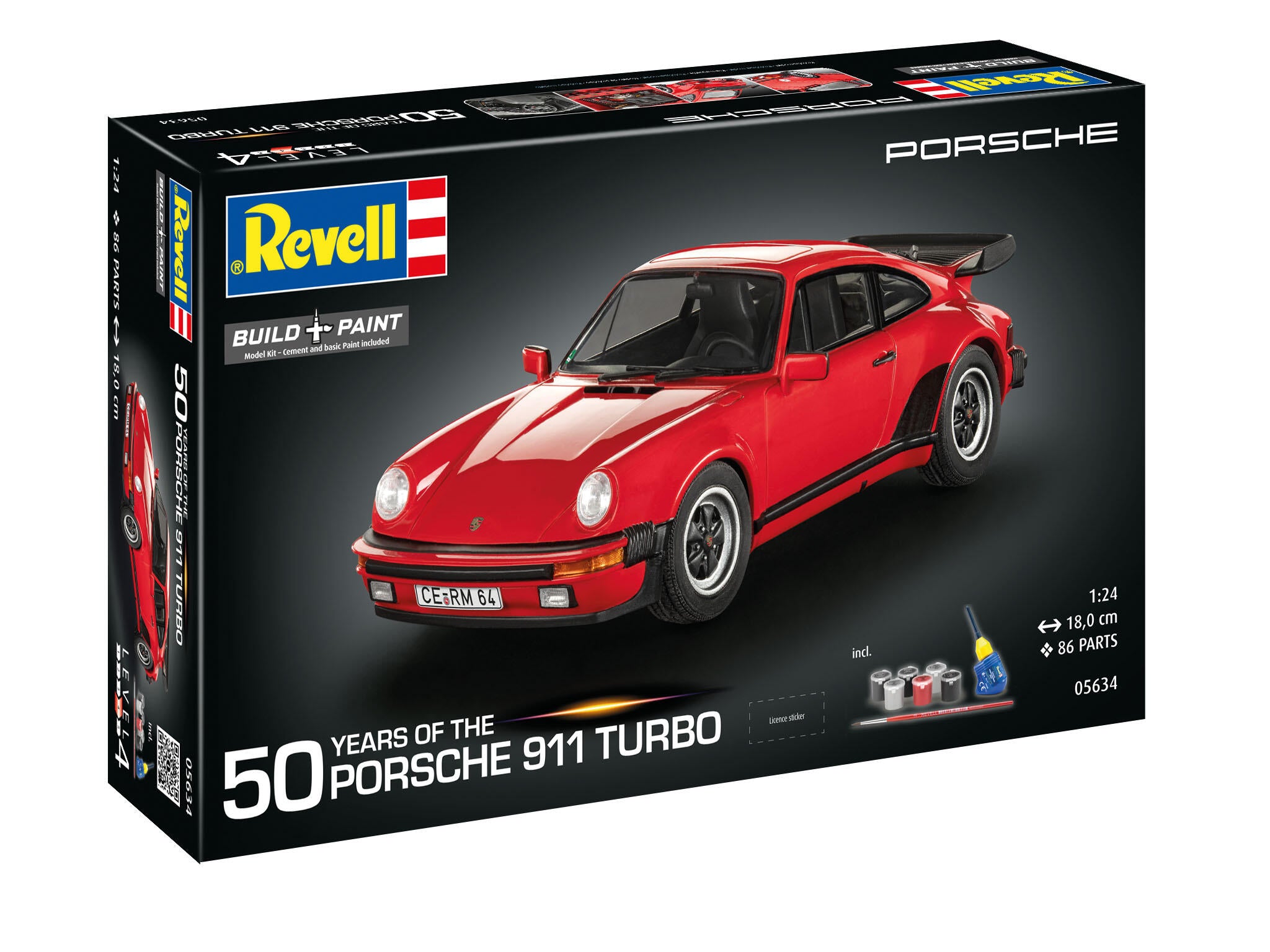 Revell Masina  Gift Set  50 Years Of The Porsche 911 Turbo Rev05634