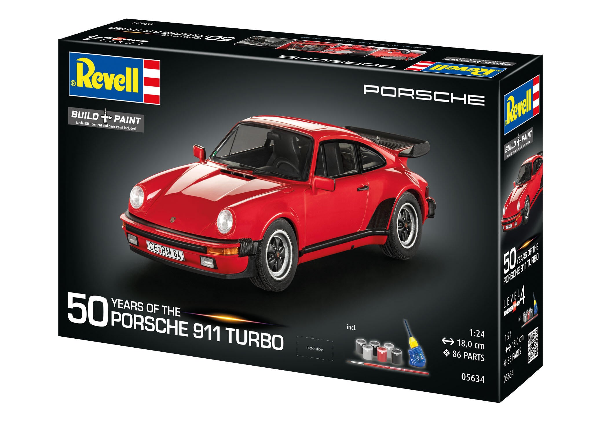 Revell Masina  Gift Set  50 Years Of The Porsche 911 Turbo Rev05634