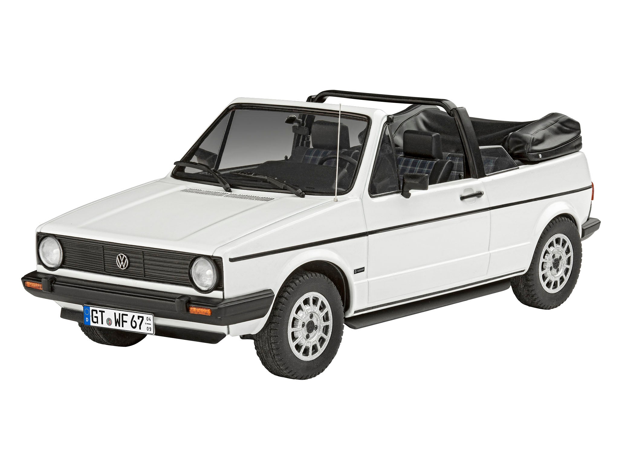 Set cadou 50 Years of VW Golf 1, Revell, model 1:24, detalii realiste, 355x215mm 05636