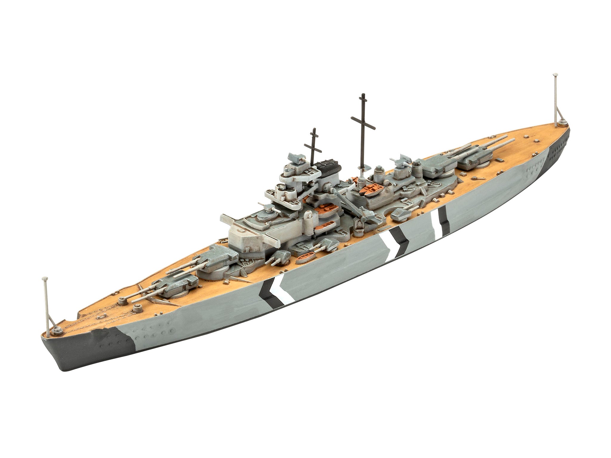 Vapor Revell Gift Set The Legendary Bismarck  Scara 1:700 1:1200 Rev05637