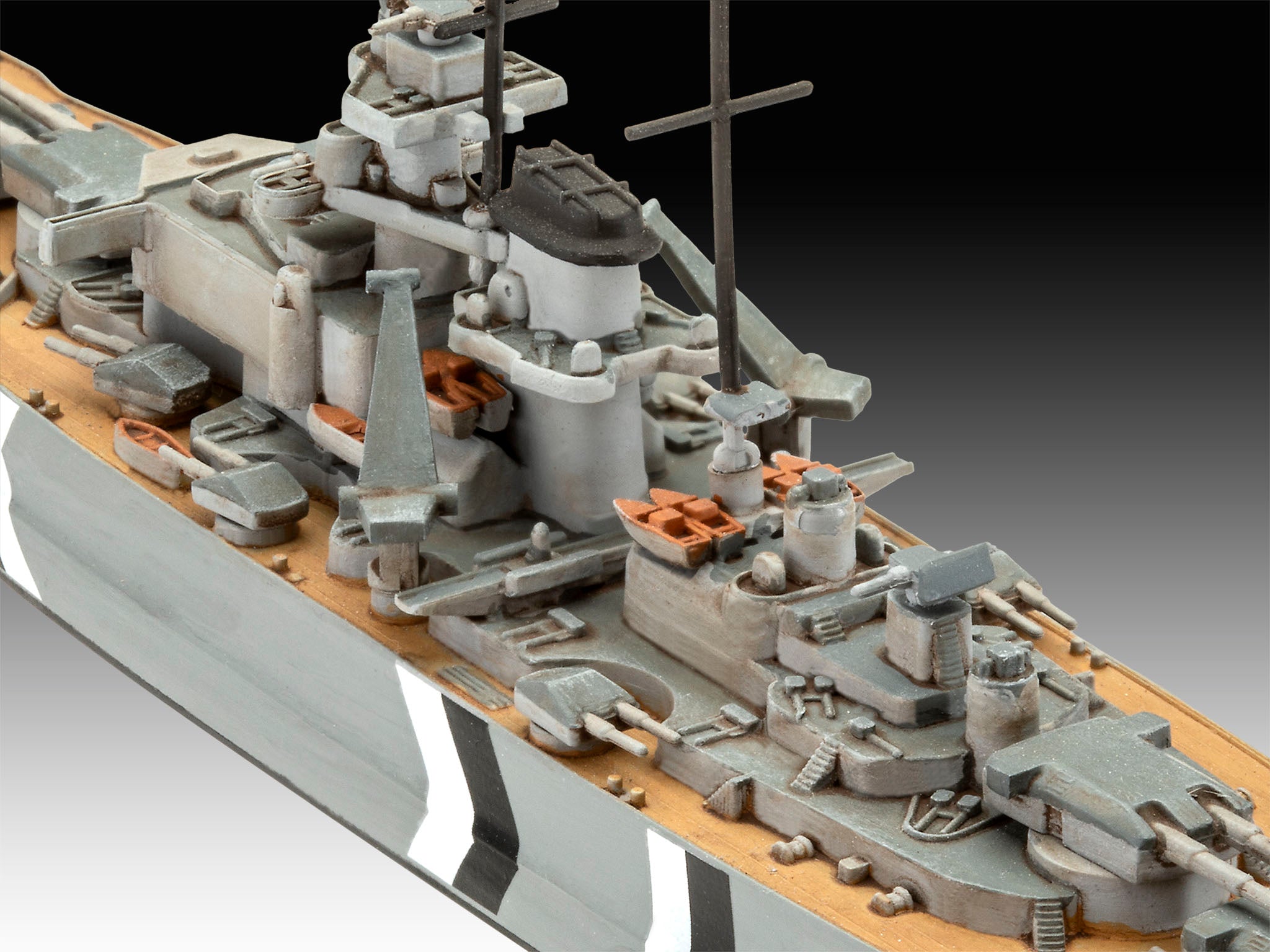 Vapor Revell Gift Set The Legendary Bismarck  Scara 1:700 1:1200 Rev05637