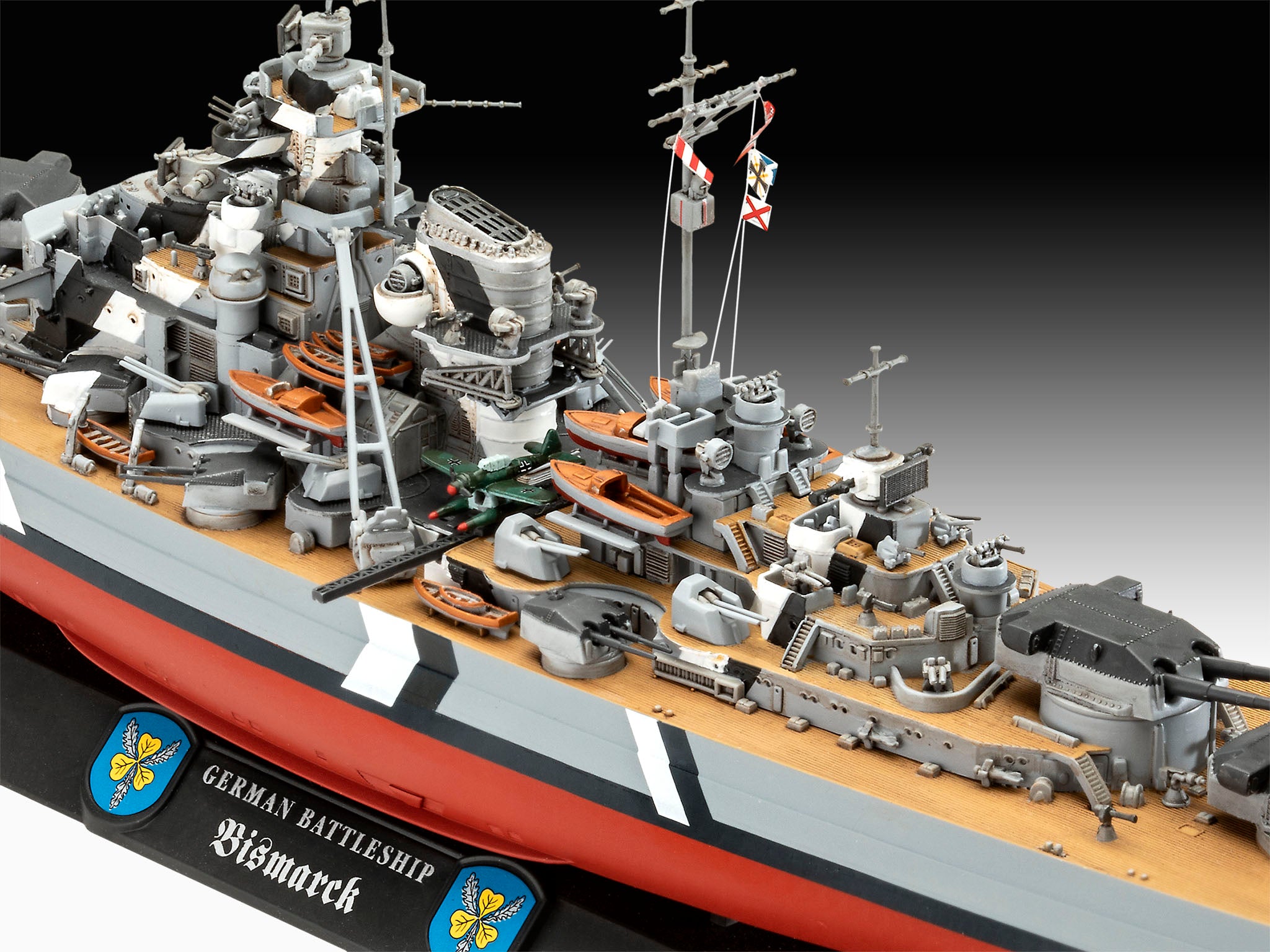 Vapor Revell Gift Set The Legendary Bismarck  Scara 1:700 1:1200 Rev05637
