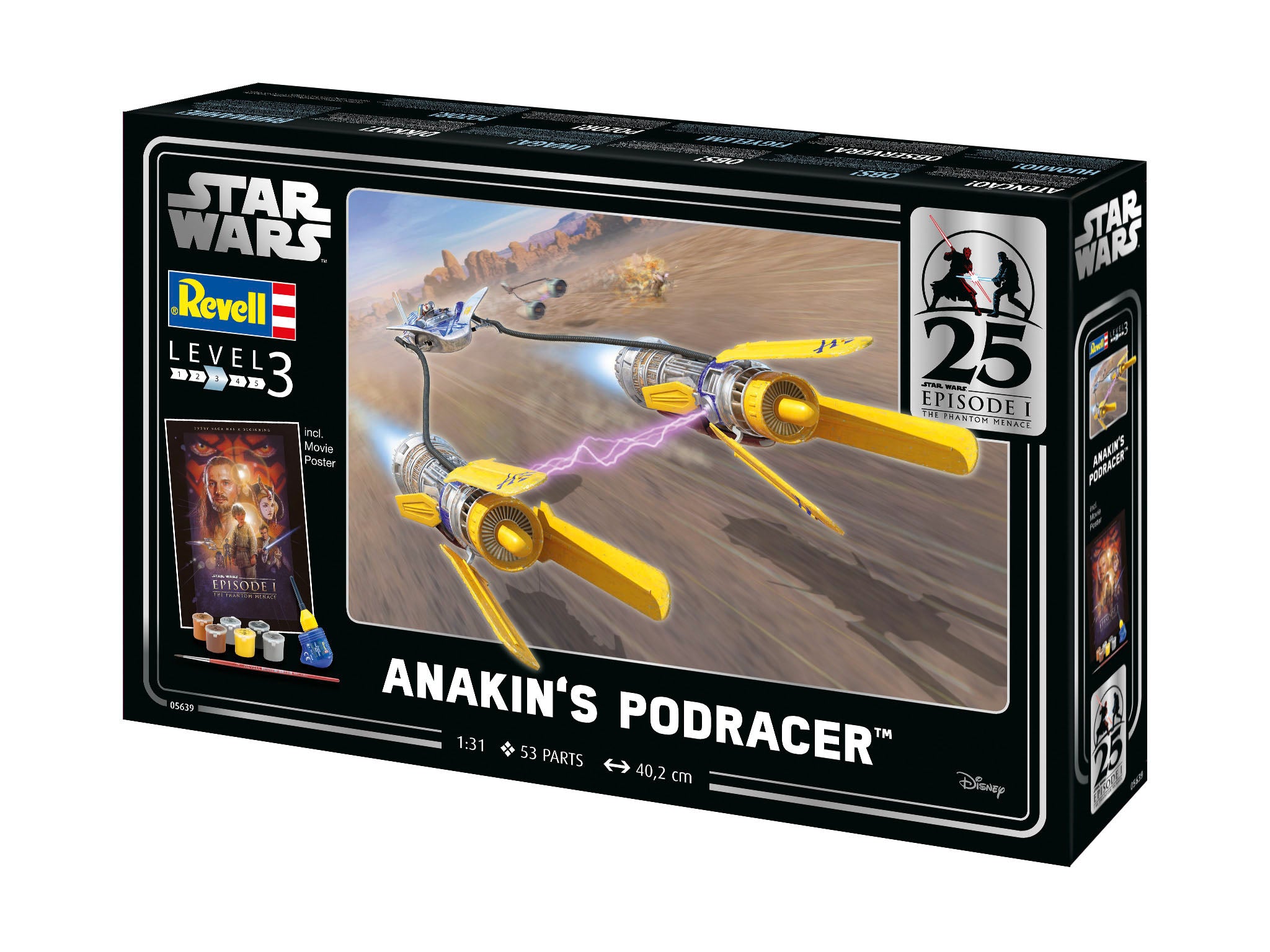 Sci Fi Spatiu Revell Gift Set Anakins Podracer: Ep1 25Th Anniv. Scara 1:31 Rev05639