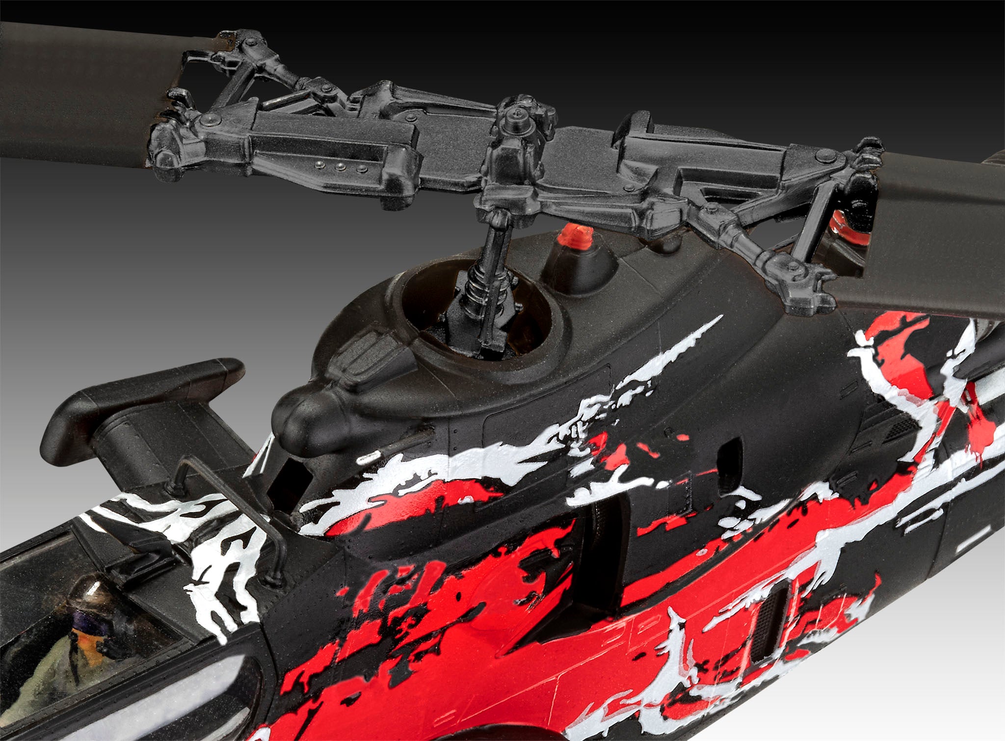 Avion Revell Gift Set Ah-1F Cobra: Flying Bulls 25Th Anniv. Scara 1:48 Rev05640