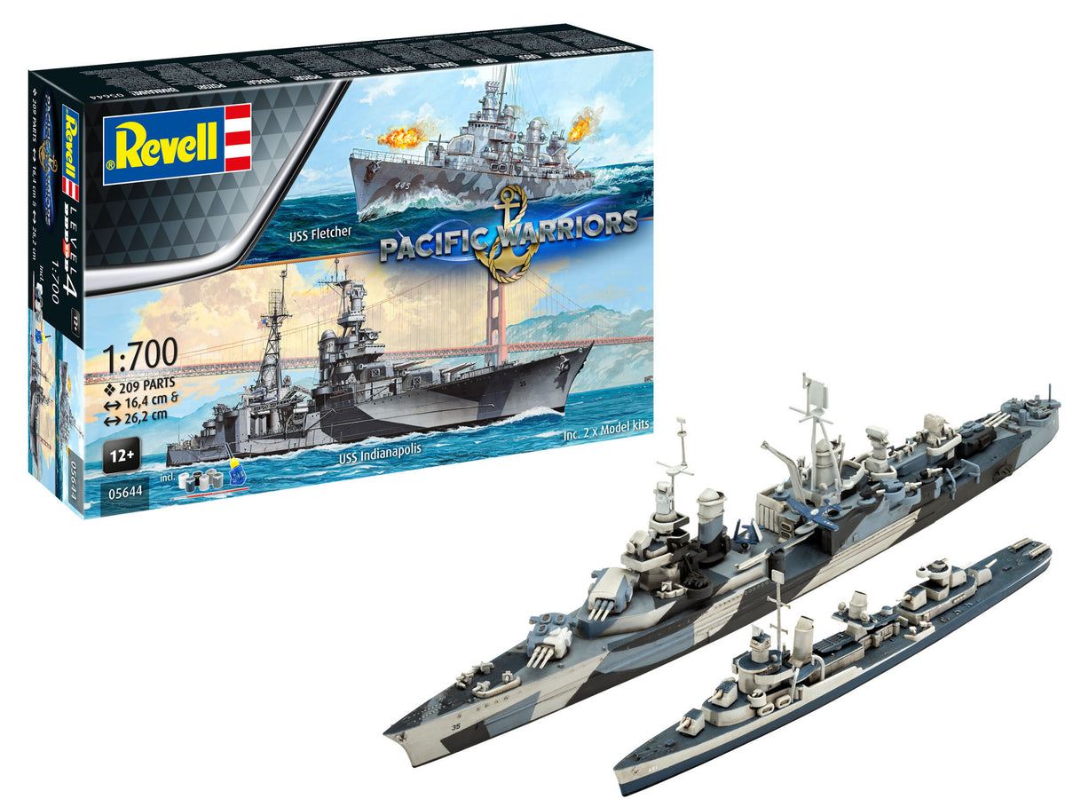 Vapor Revell Gift Set Pacific Warriors Scara 1:700 Rev05644