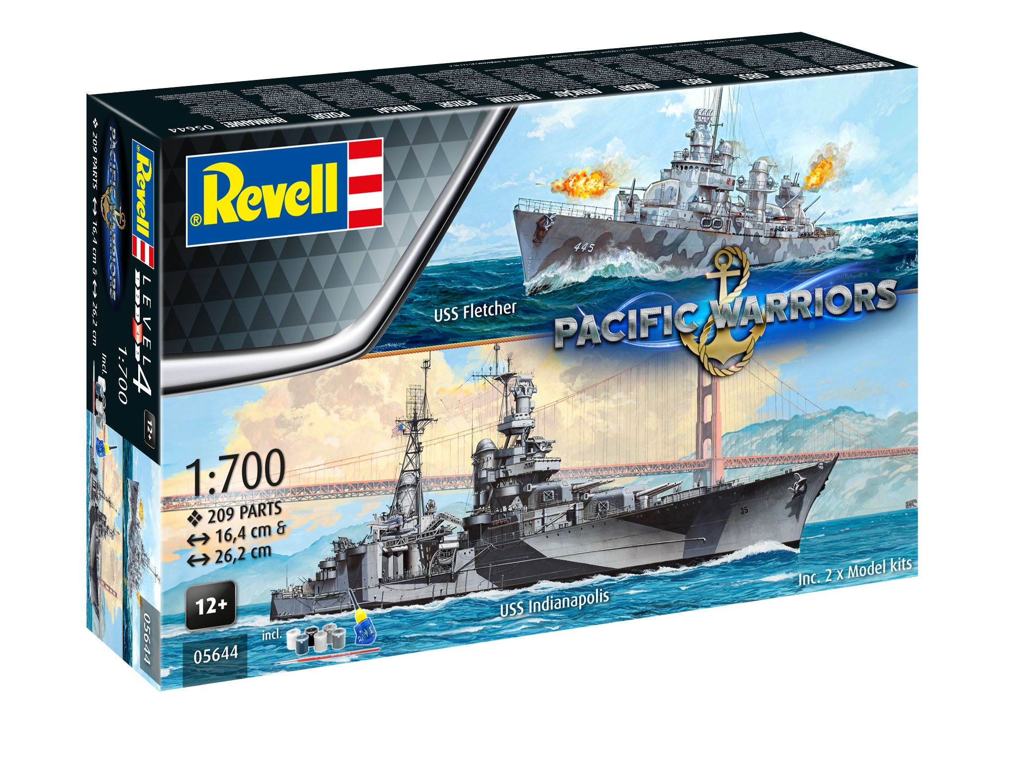 Vapor Revell Gift Set Pacific Warriors Scara 1:700 Rev05644