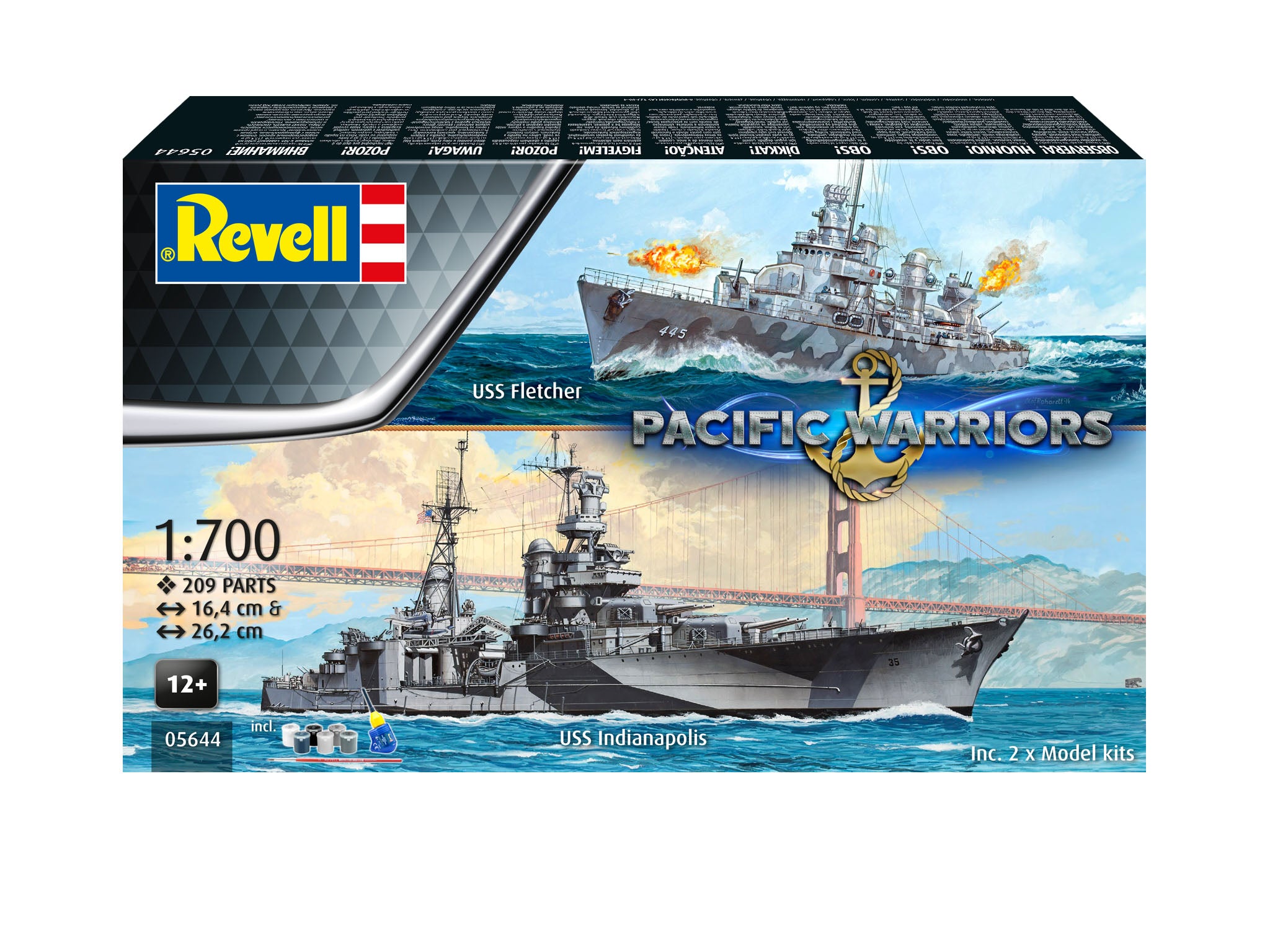 Vapor Revell Gift Set Pacific Warriors Scara 1:700 Rev05644