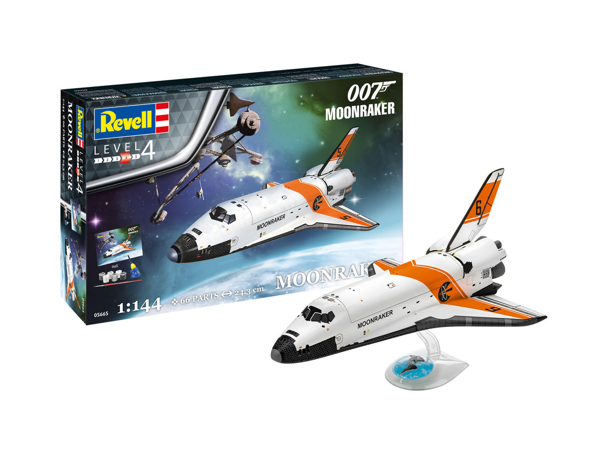 Revell Gift Set James Bond Moonraker Space Shuttle Scara 1:144 Rev05665